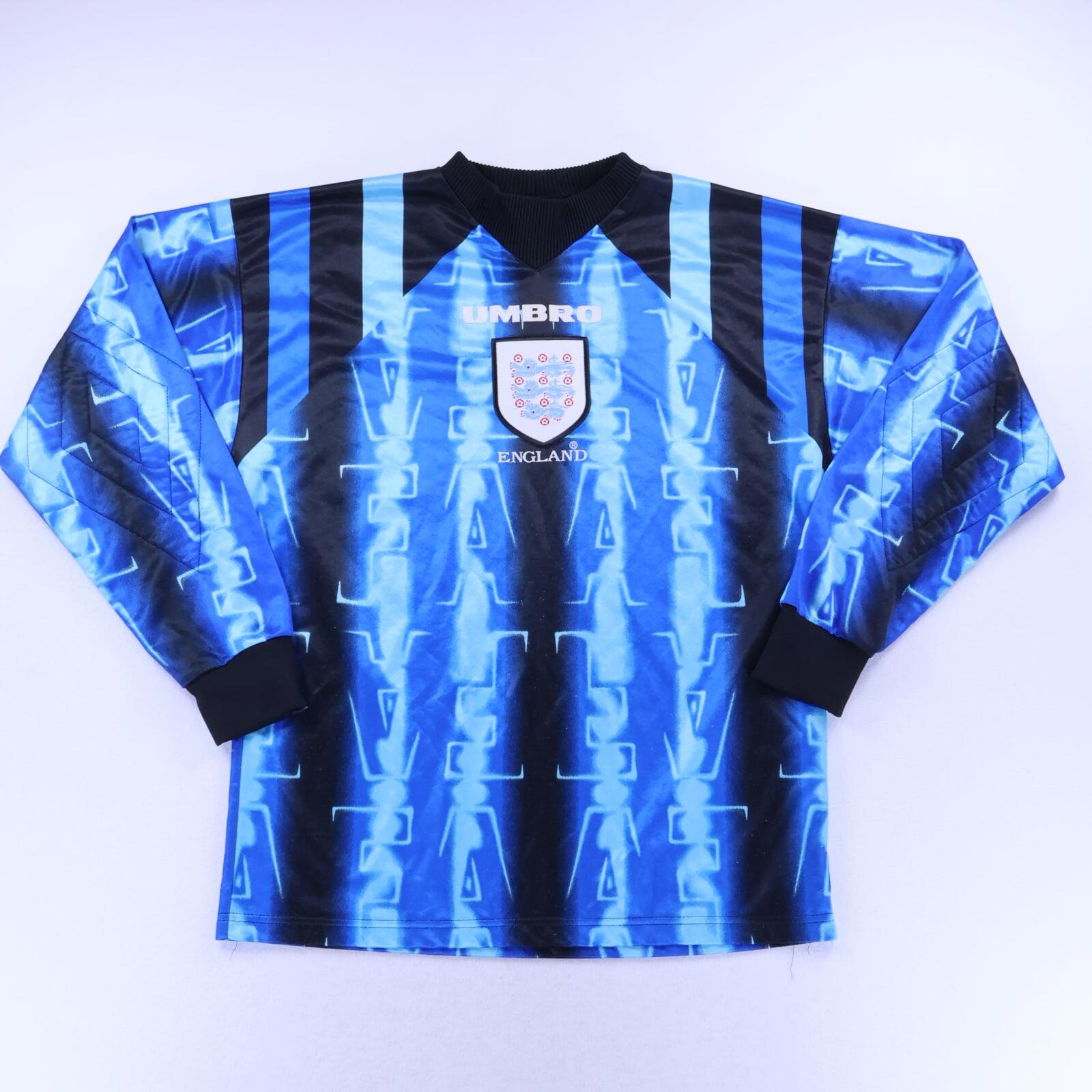 England 1996/98 Goalkeeper Shirt - M- FRONT