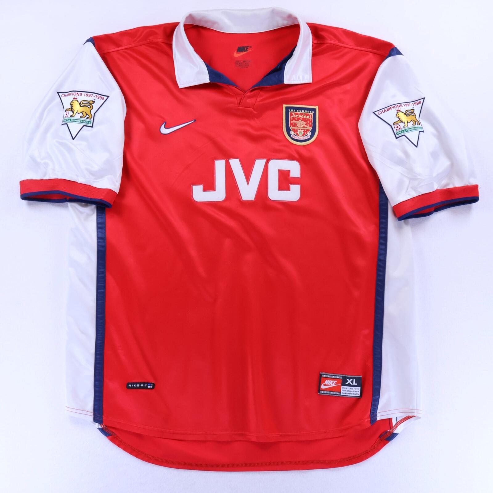Arsenal Bergkamp #10 1998/99 Home Shirt - XL