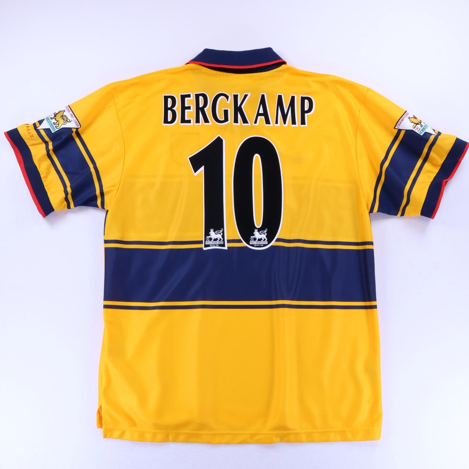 Arsenal Bergkamp #10 1997/99 Away Pro Shirt - XL