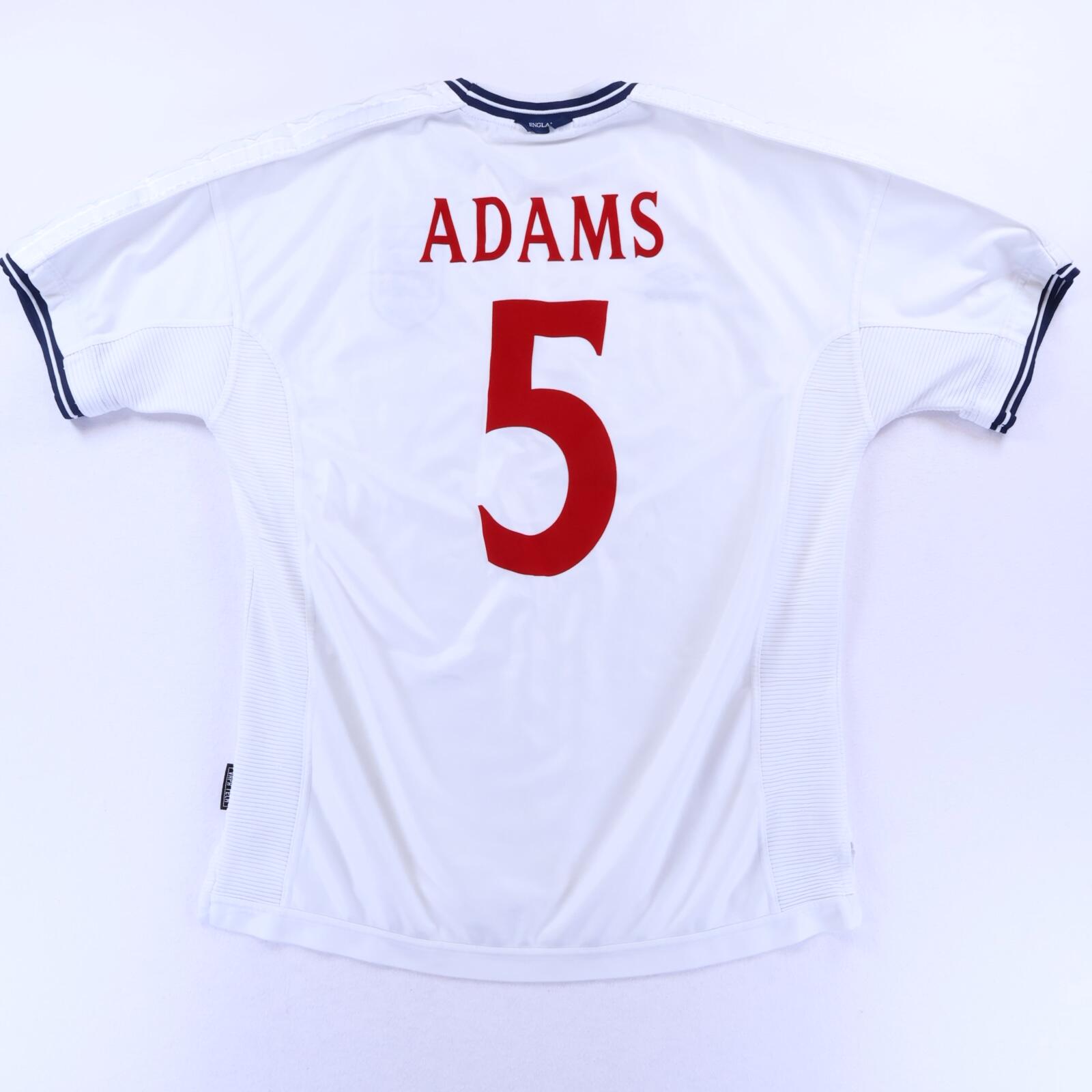 England Adams #5 1999/01 Home Shirt - XL- FRONT