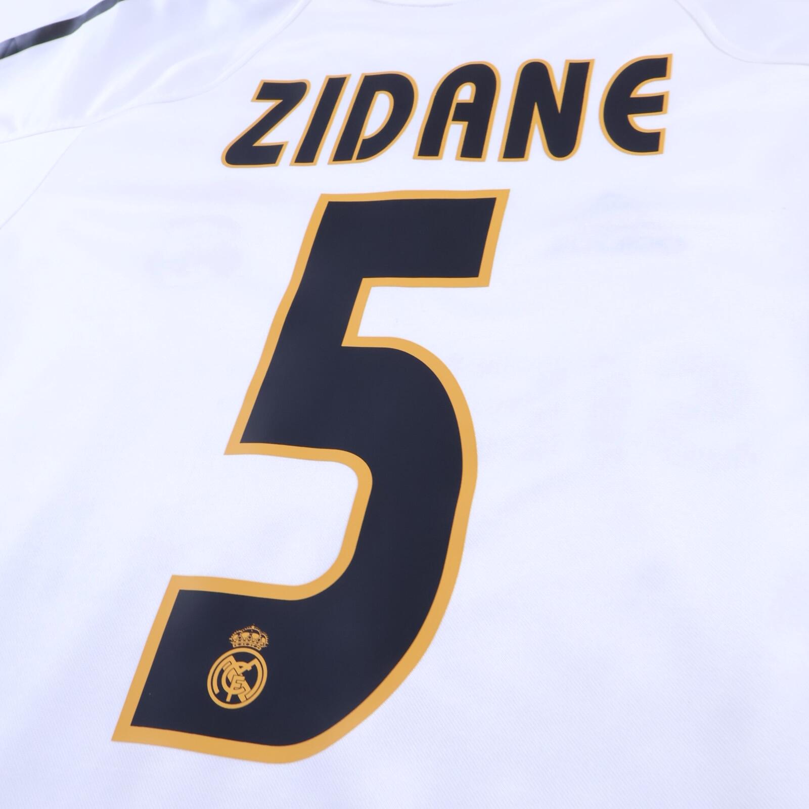 Real Madrid Zidane #5 2002/03 Home Shirt - M