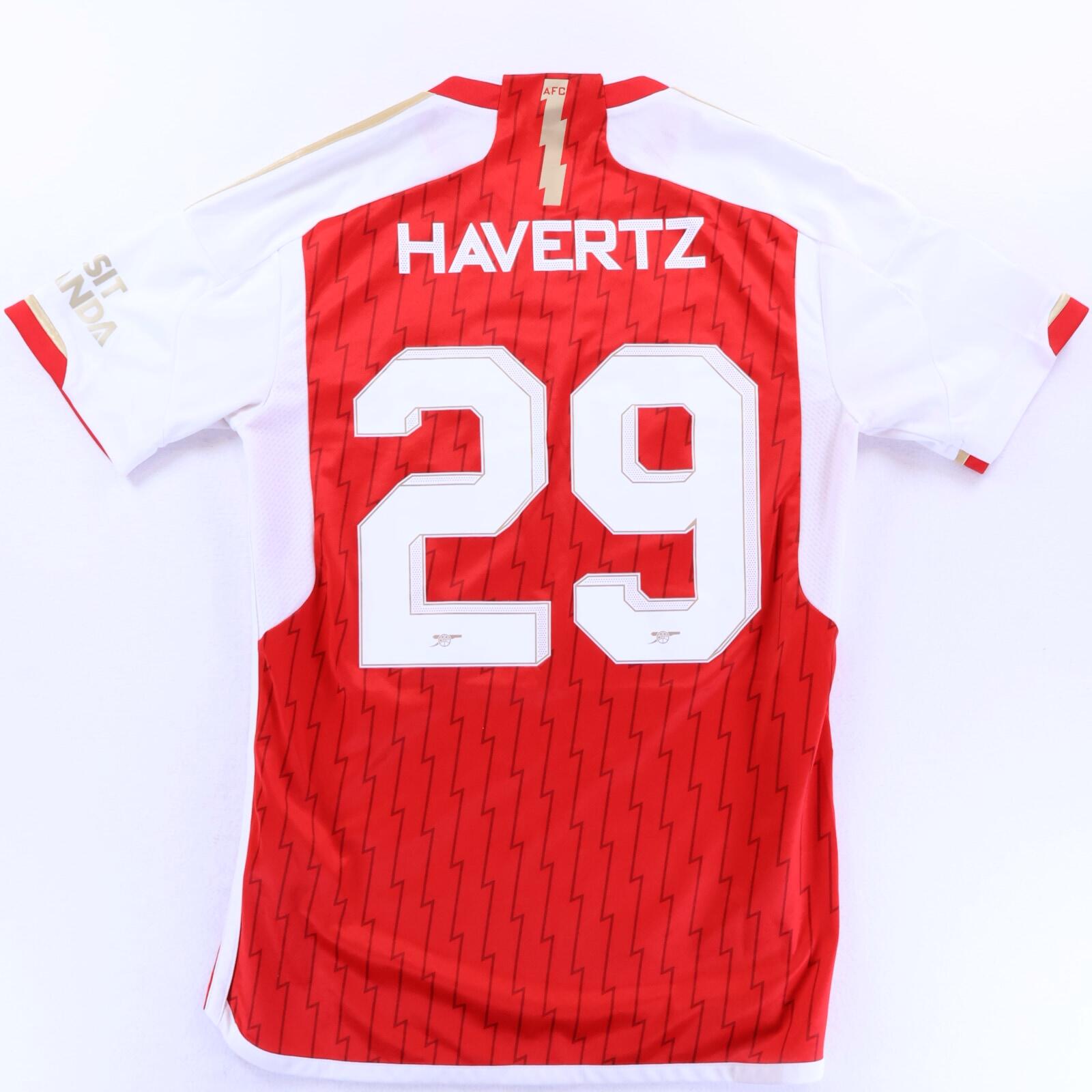 アーセナル Havertz 29番 シャツ 赤/白 Arsenal Havertz #29 2023/24 Home Shirt - M