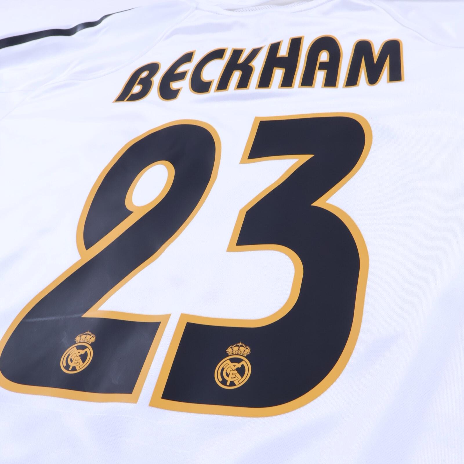 Real Madrid Beckham #23 2004/05 Home Shirt - 2XL