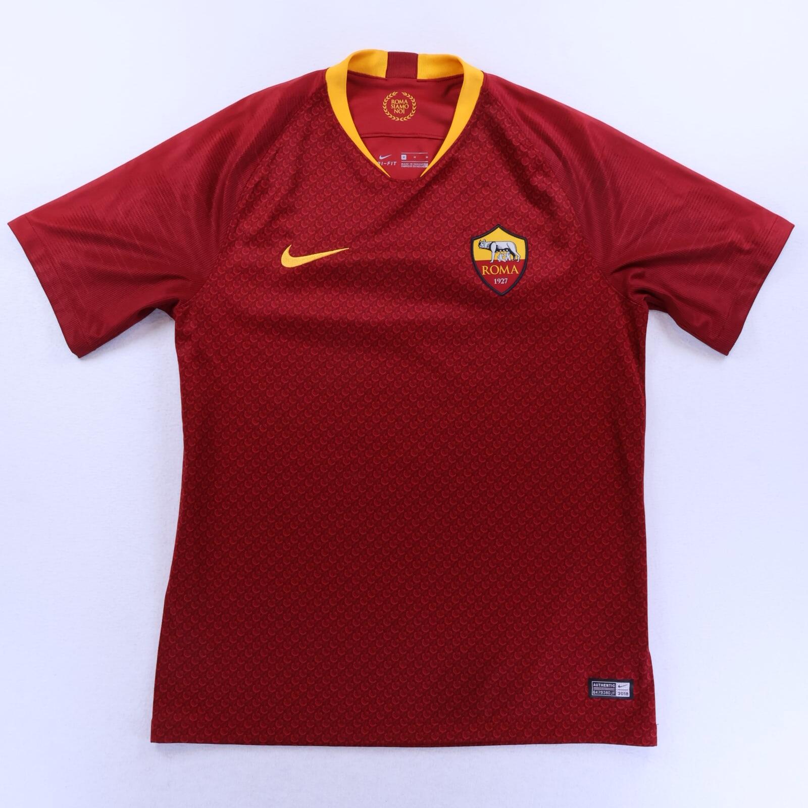 As Roma 2018/19 Home Shirt - M- FRONT