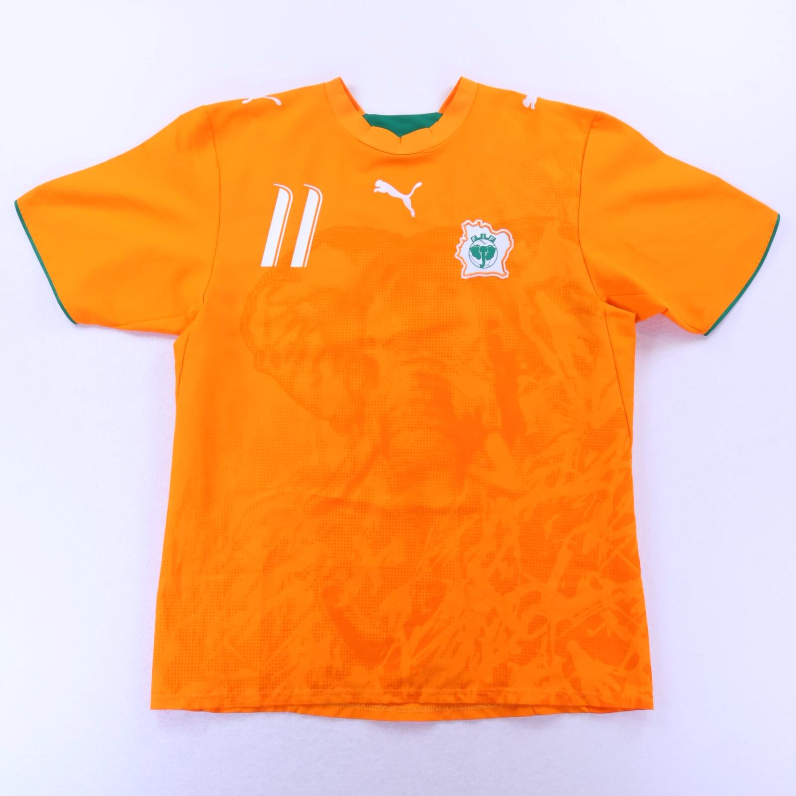 Ivory Coast Drogba #11 2006/07 Home Shirt - M