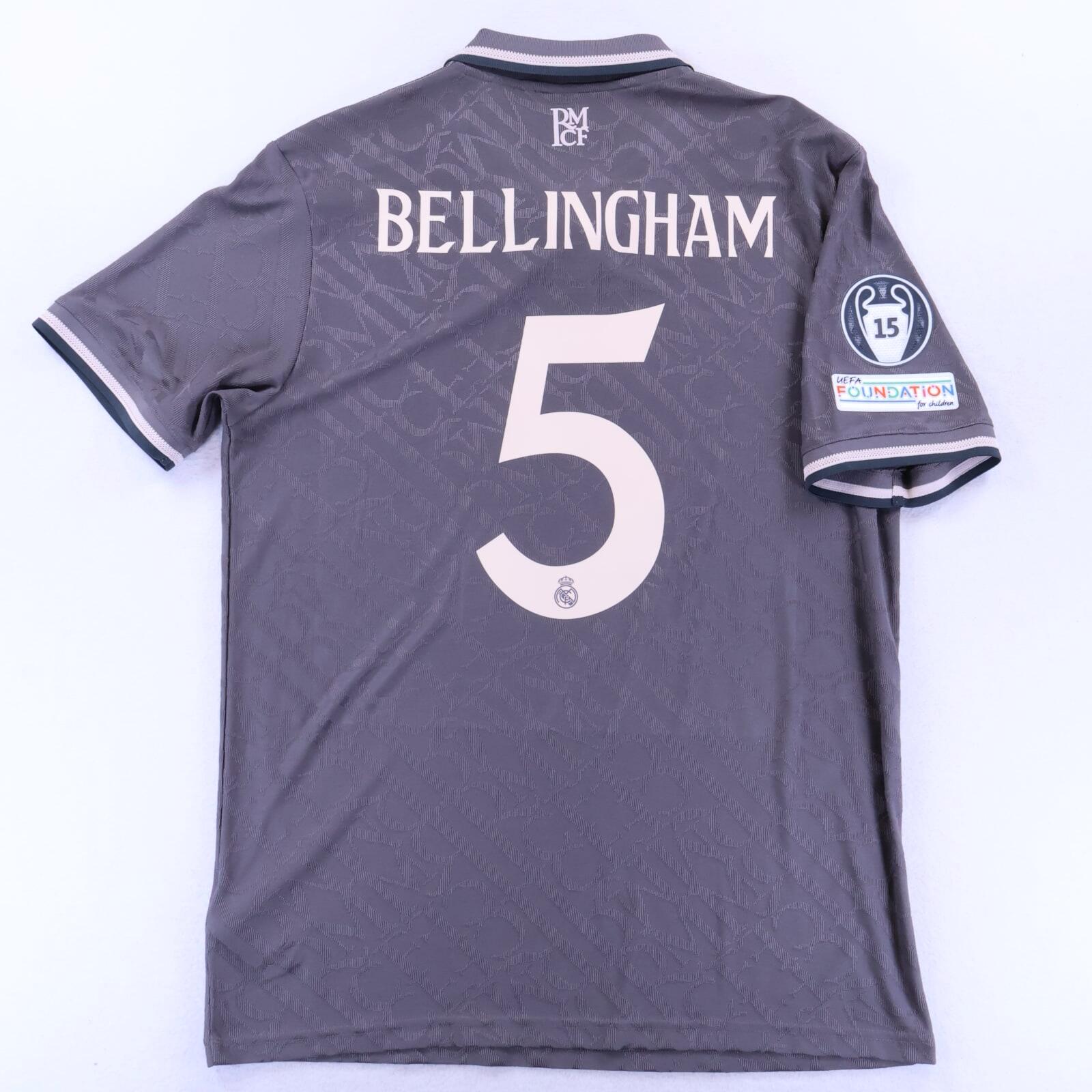 Real Madrid Bellingham #5 2024/25 Third Shirt - Player Issue - L