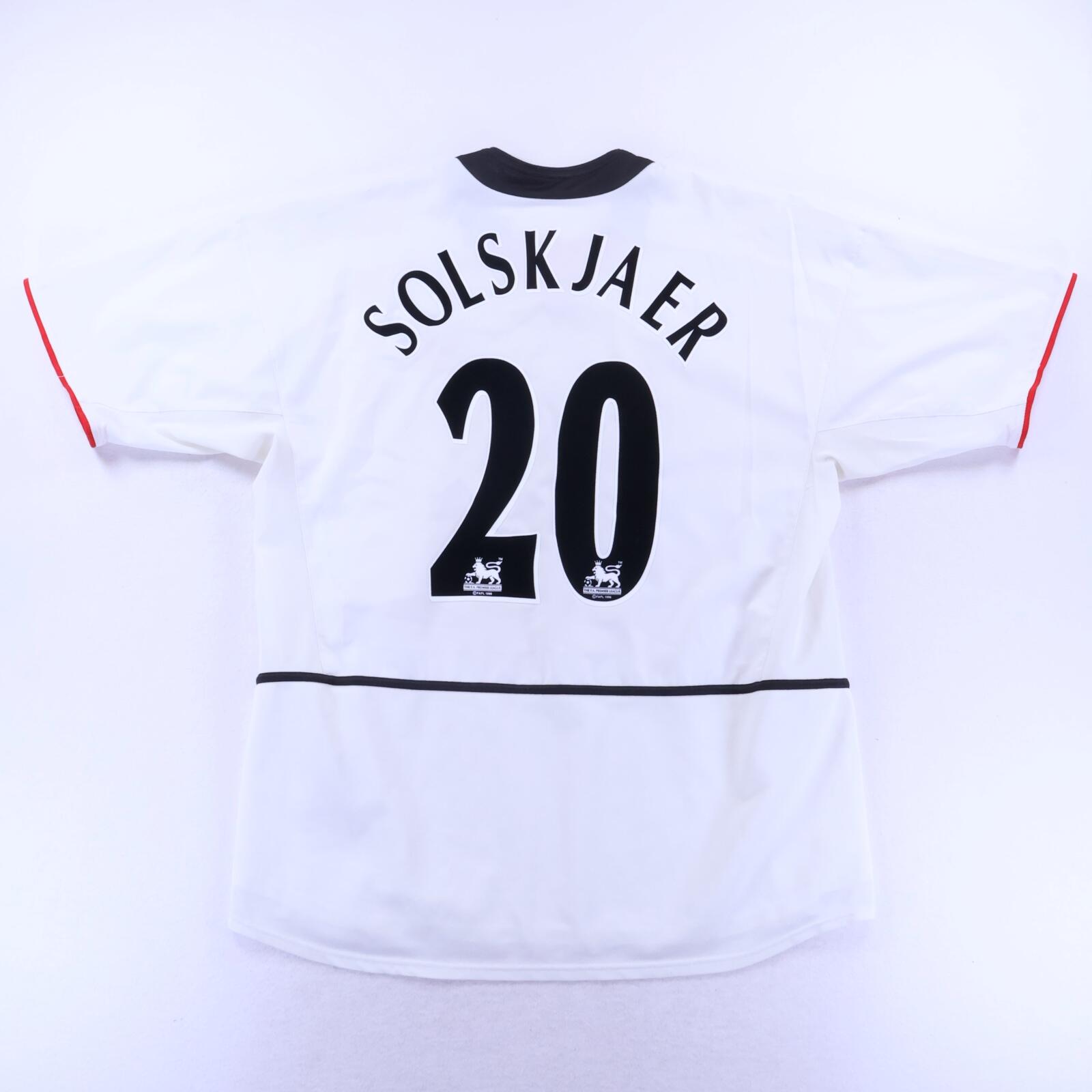 Manchester United Solskjaer #20 2002/03 Away Shirt - XL