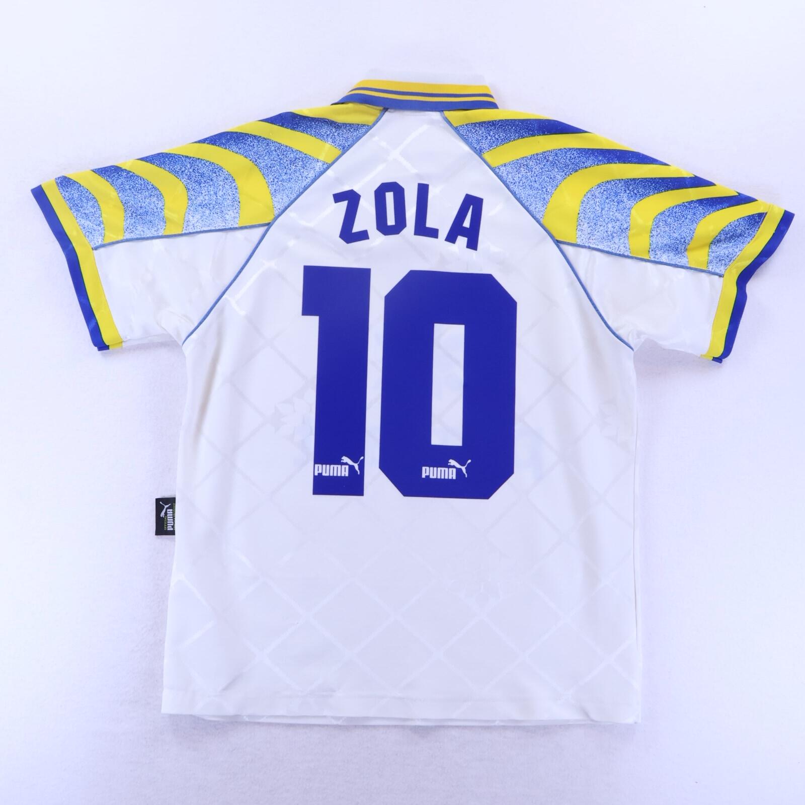 Parma Zola #10 1995/97 Home Shirt - L