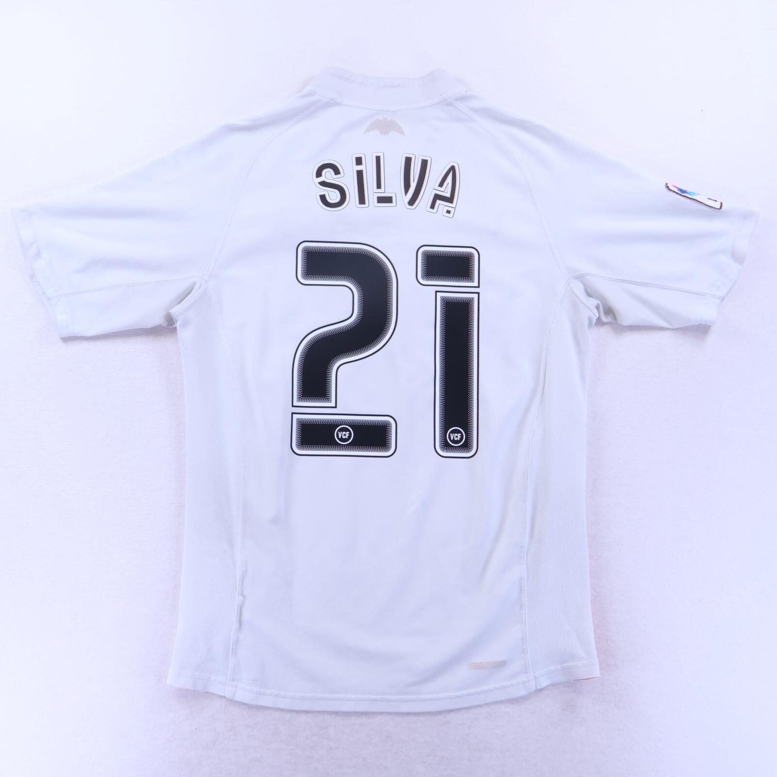 Valencia Cf Silva #21 2006/07 Home Shirt - M