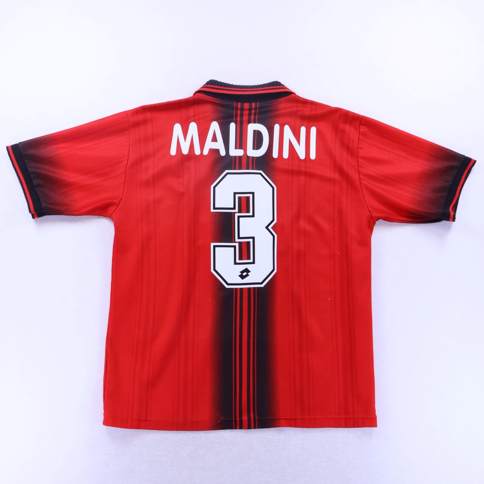 Ac Milan Maldini #3 1997/98 Fourth Shirt - L