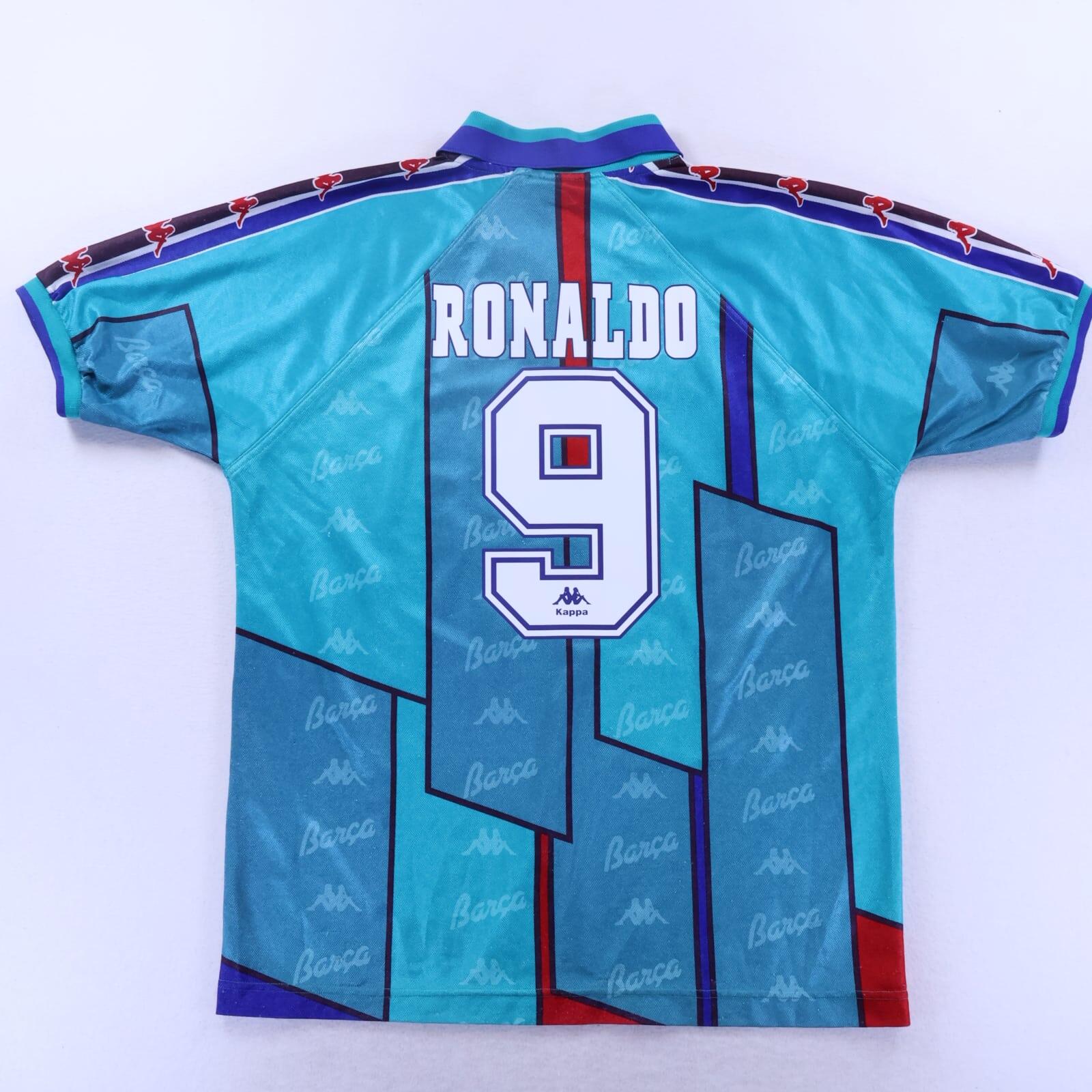Barcelona Ronaldo #9 1995/97 Away Shirt - XL