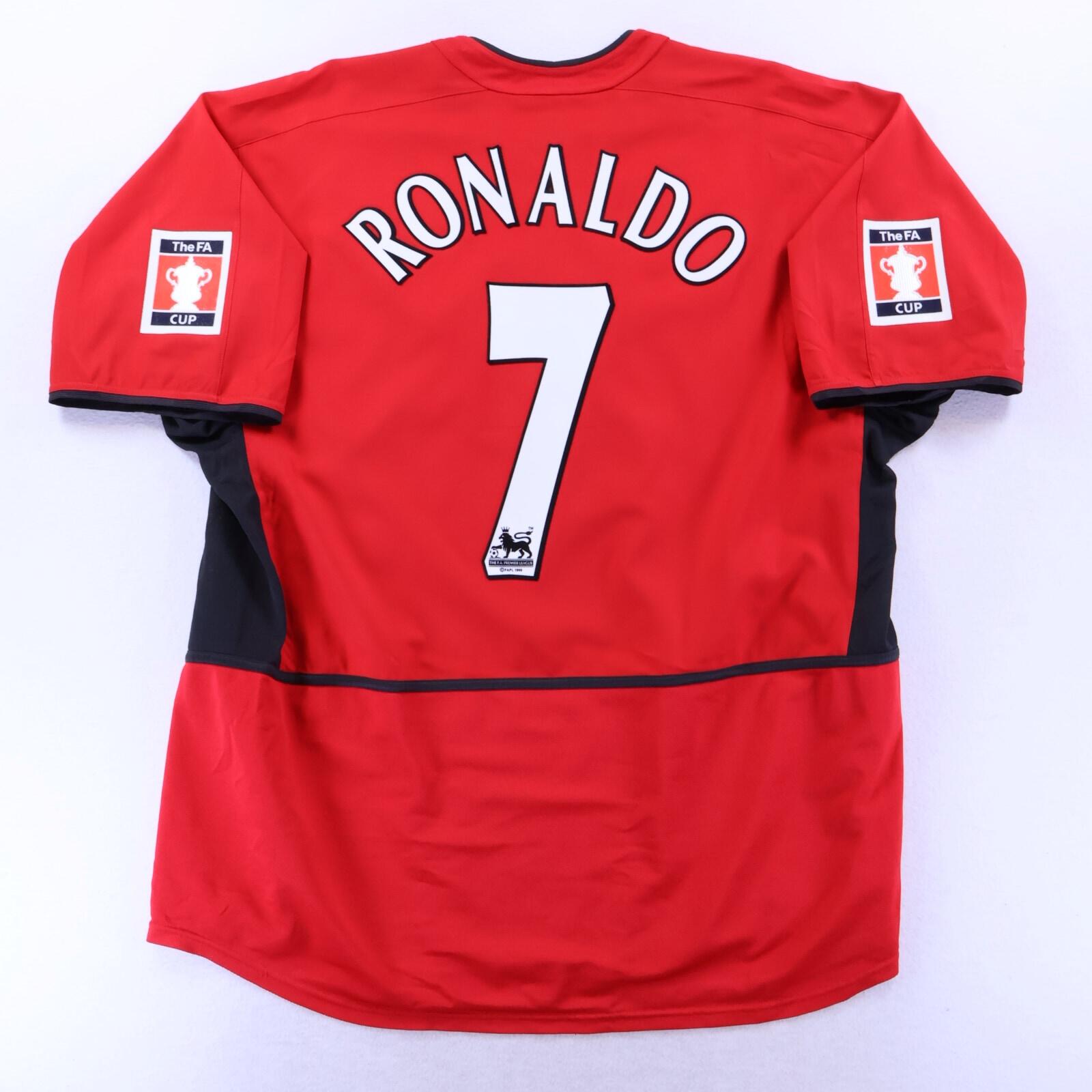 Manchester United Ronaldo #7 2002/04 Home Shirt - 2XL