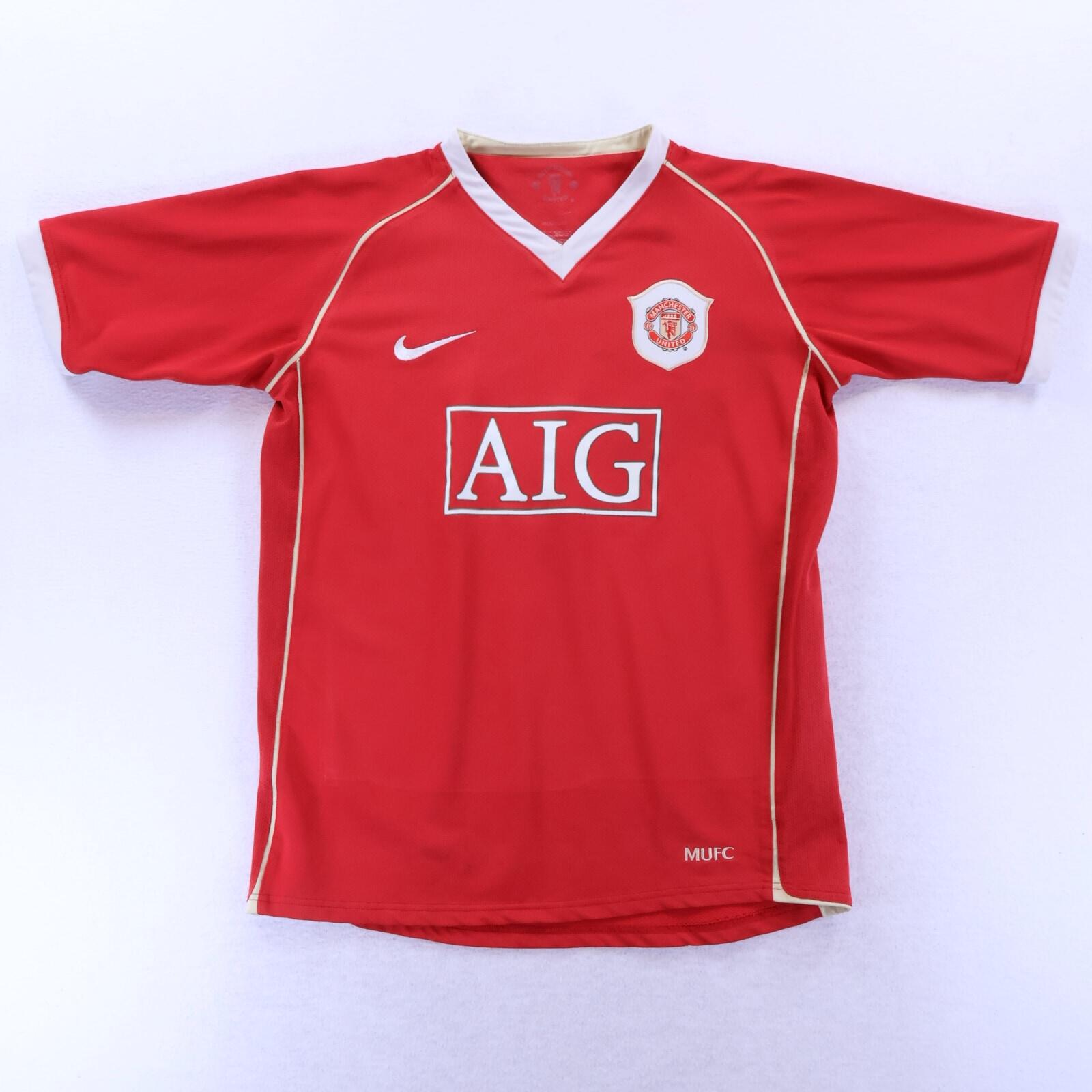 Manchester United 2006/07 Home Shirt - YOUTH - M