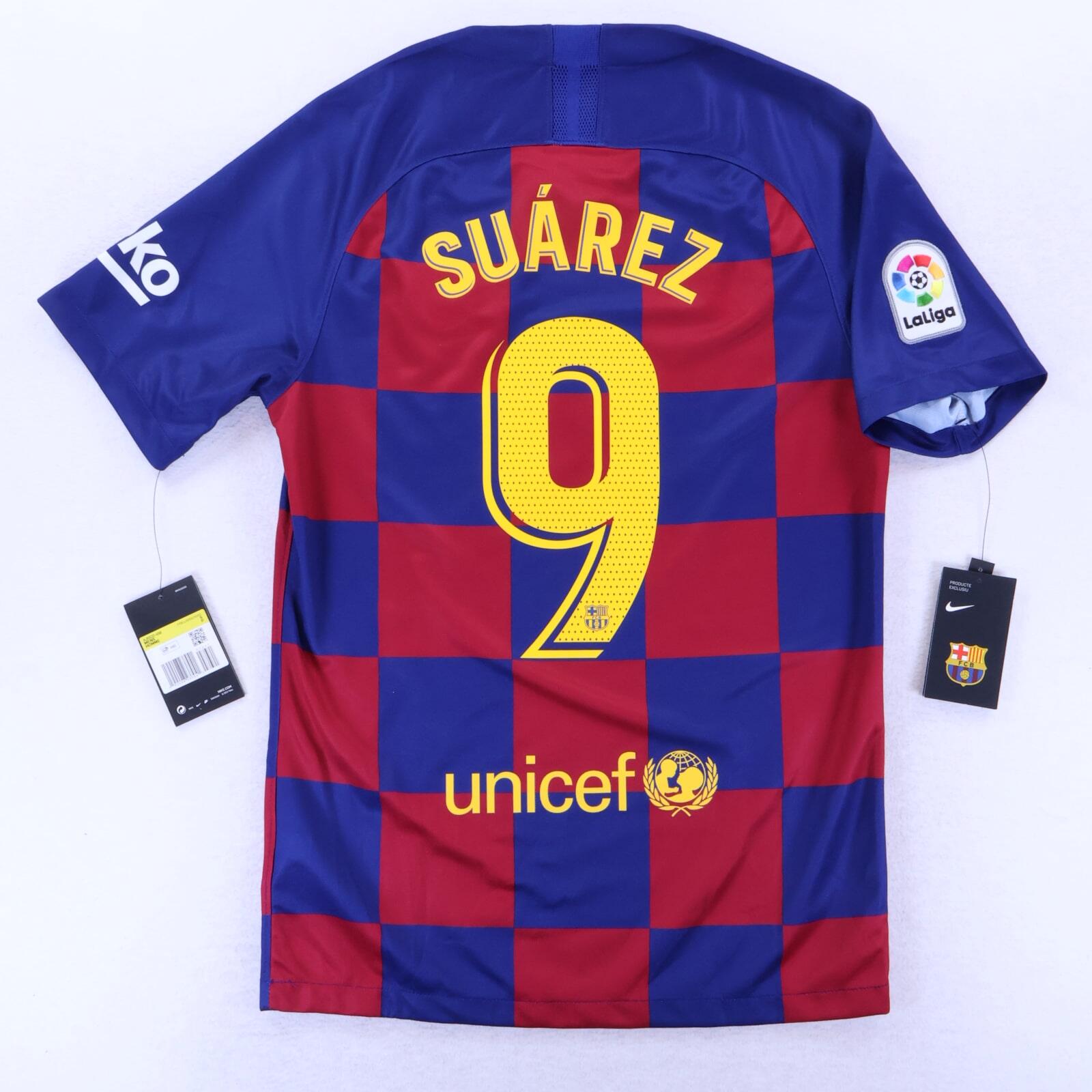 *NWT* Barcelona Suarez #9 2019/20 Home Shirt - S