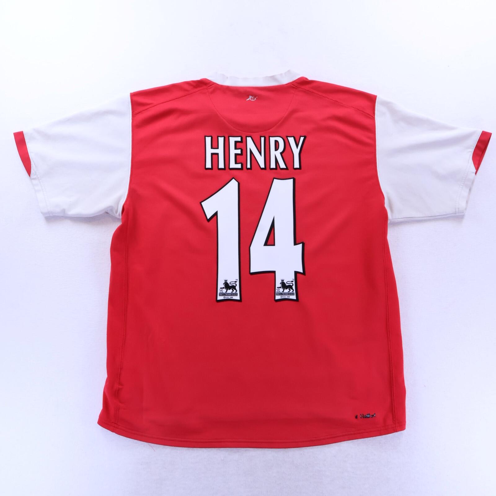 Arsenal Henry #14 2006/08 Home Shirt - L