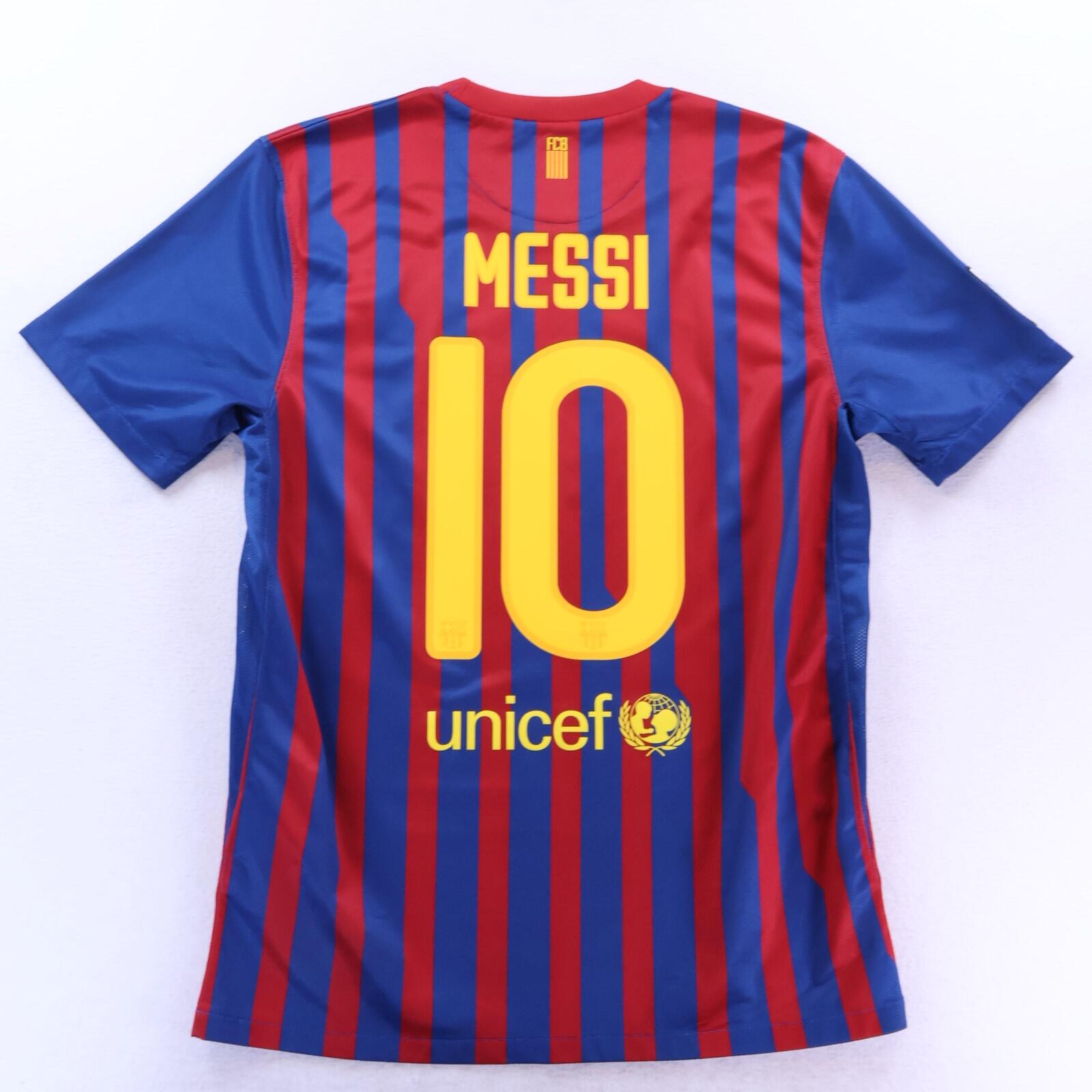 Barcelona Messi #10 2011/12 Home Shirt - M