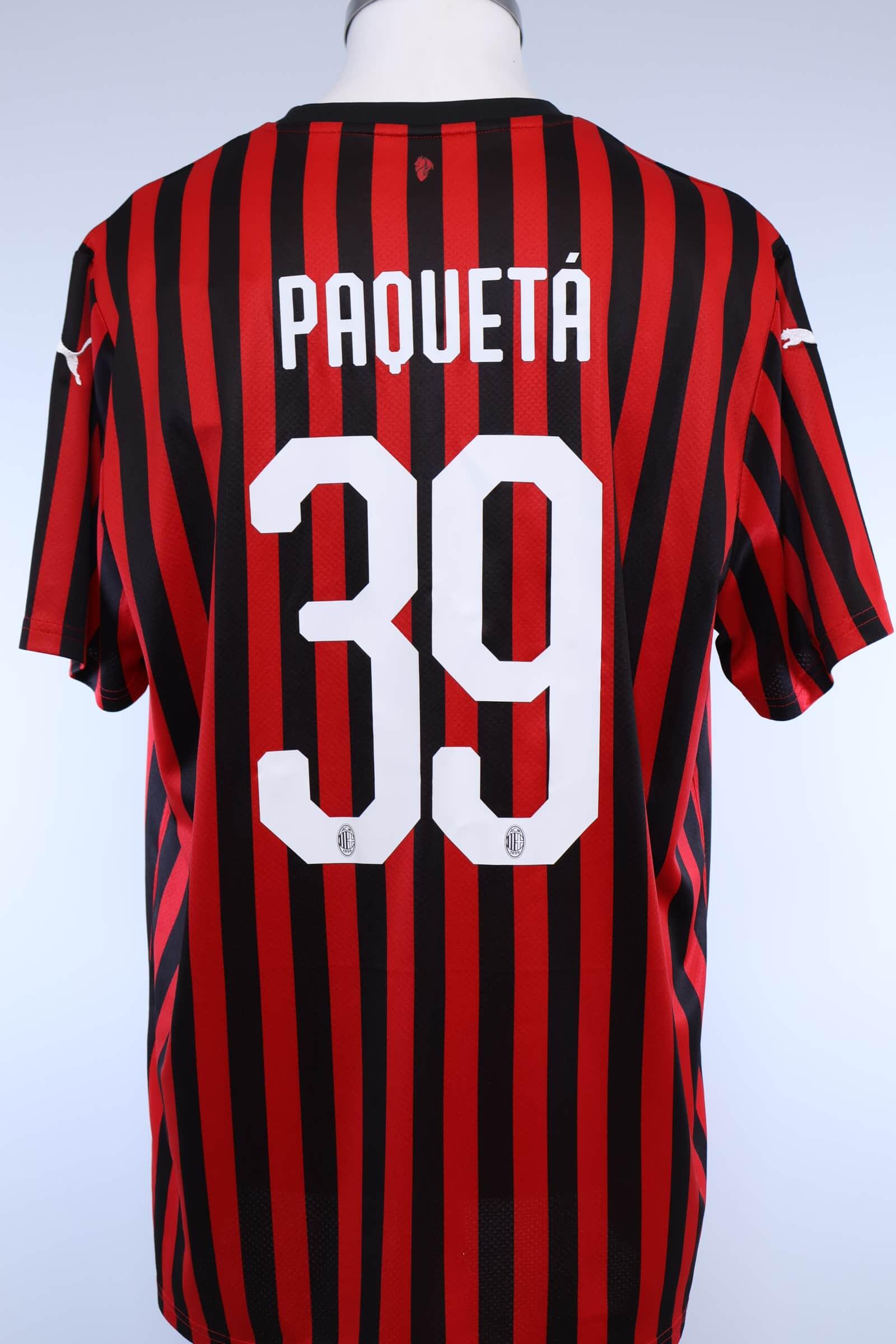 Ac Milan 2019/20 Paqueta #39 Home Shirt - XLAuthentic Original Football Shirt