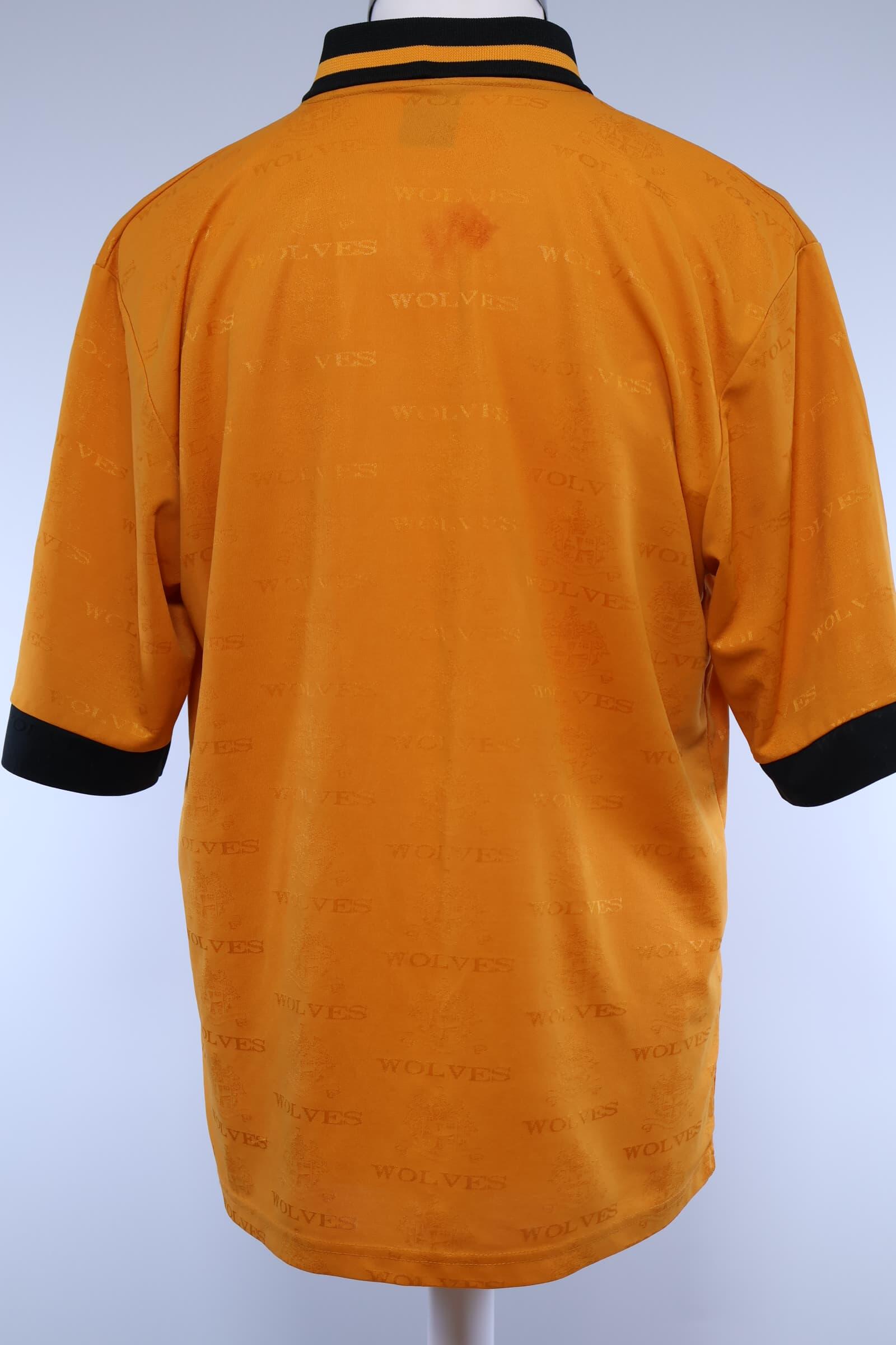 Wolverhampton Wanderes F.C 1995/96 Home Shirt - M Authenic Original Football Shirt