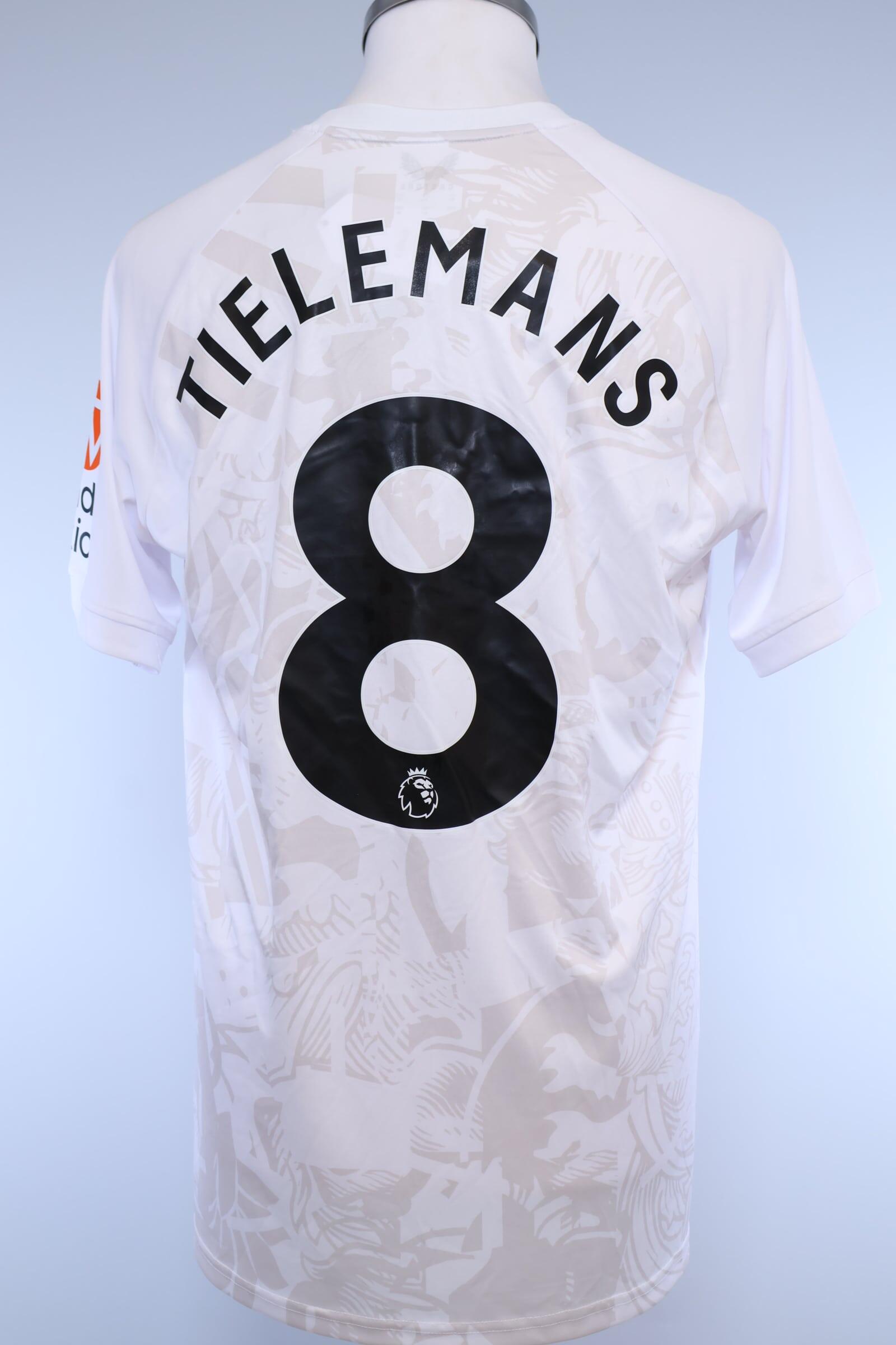 Aston Villa 2023/24 Tielemans #8 Away Shirt - MAuthentic Original Football Shirt