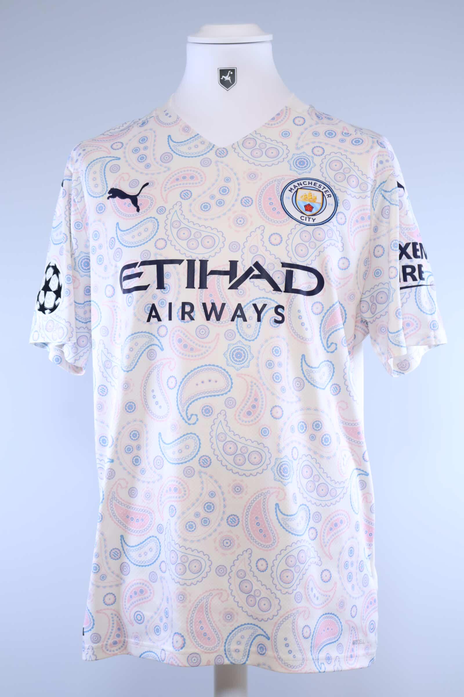 Manchester City 2020/21 Rodrigo #16 Third Shirt - XL Authenic Original Football Shirt