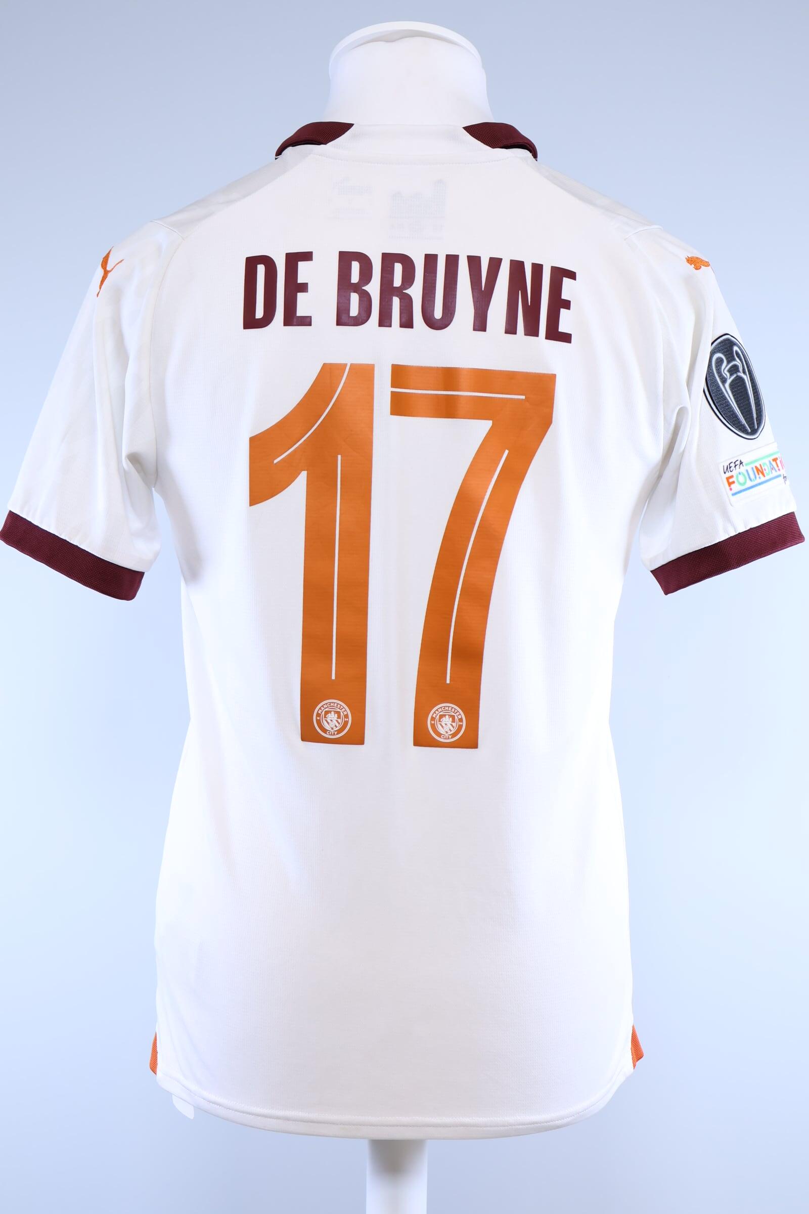 2023/24 - MANCHESTER CITY - DE BRUYNE - #17 - AWAY SHIRT - S
