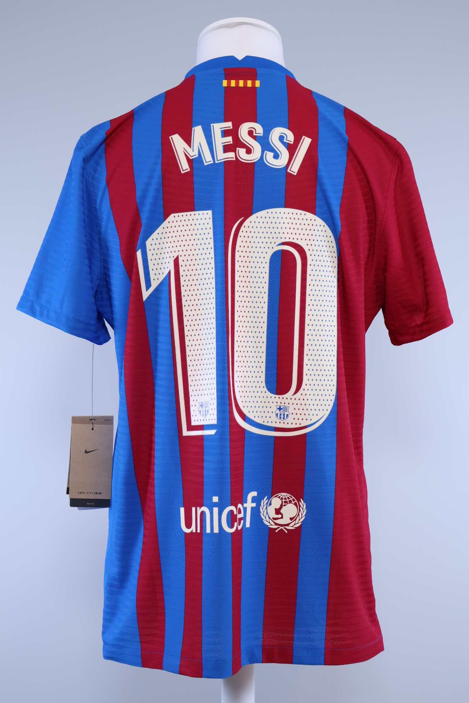 2021/22 - FC BARCELONA - MESSI - #10 - PLAYER ISSUE HOME SHIRT - L