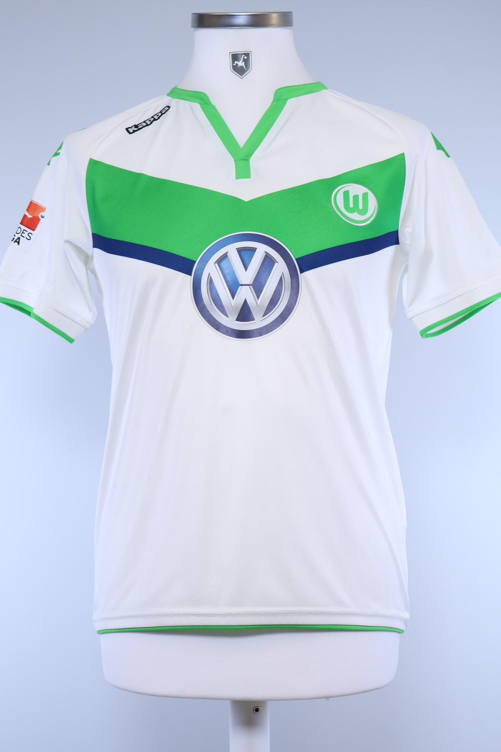Wolfsburg 2015/16 Lasse #4 Home Shirt - S Authenic Original Football Shirt