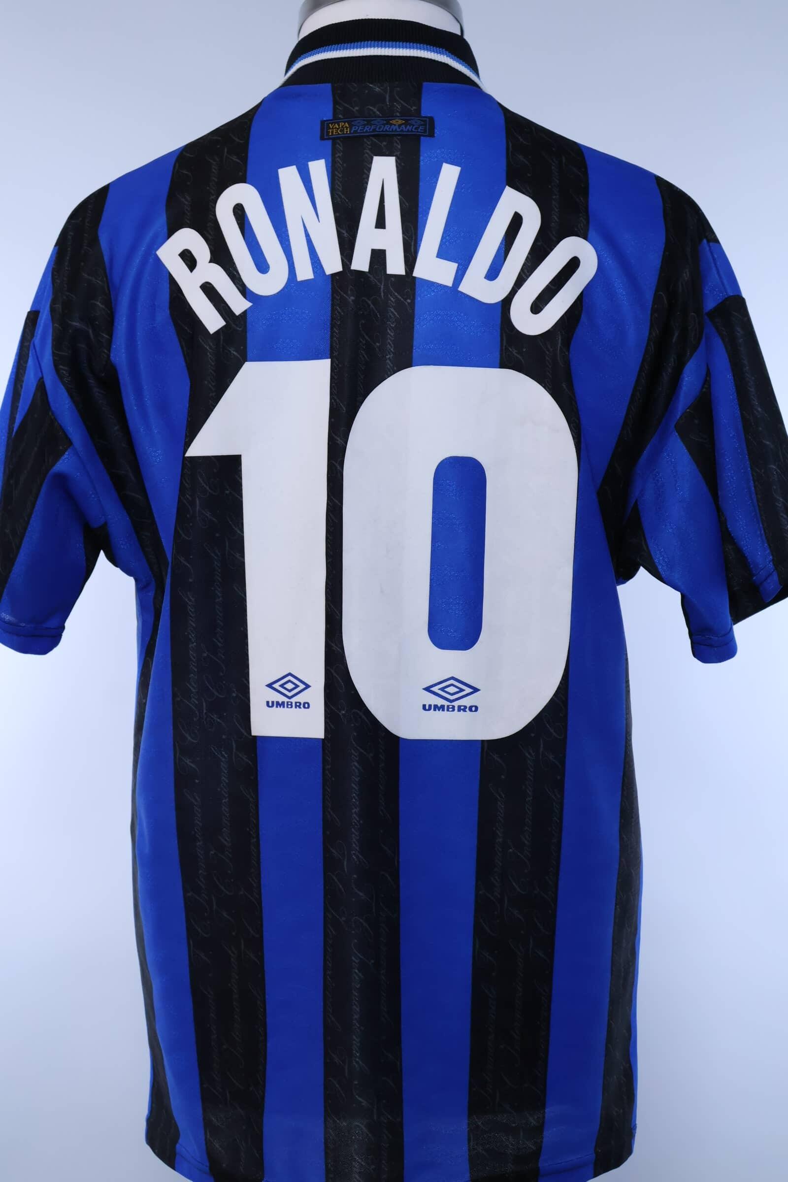 1997/98 - INTER MILAN - RONALDO - #10 - HOME SHIRT - M