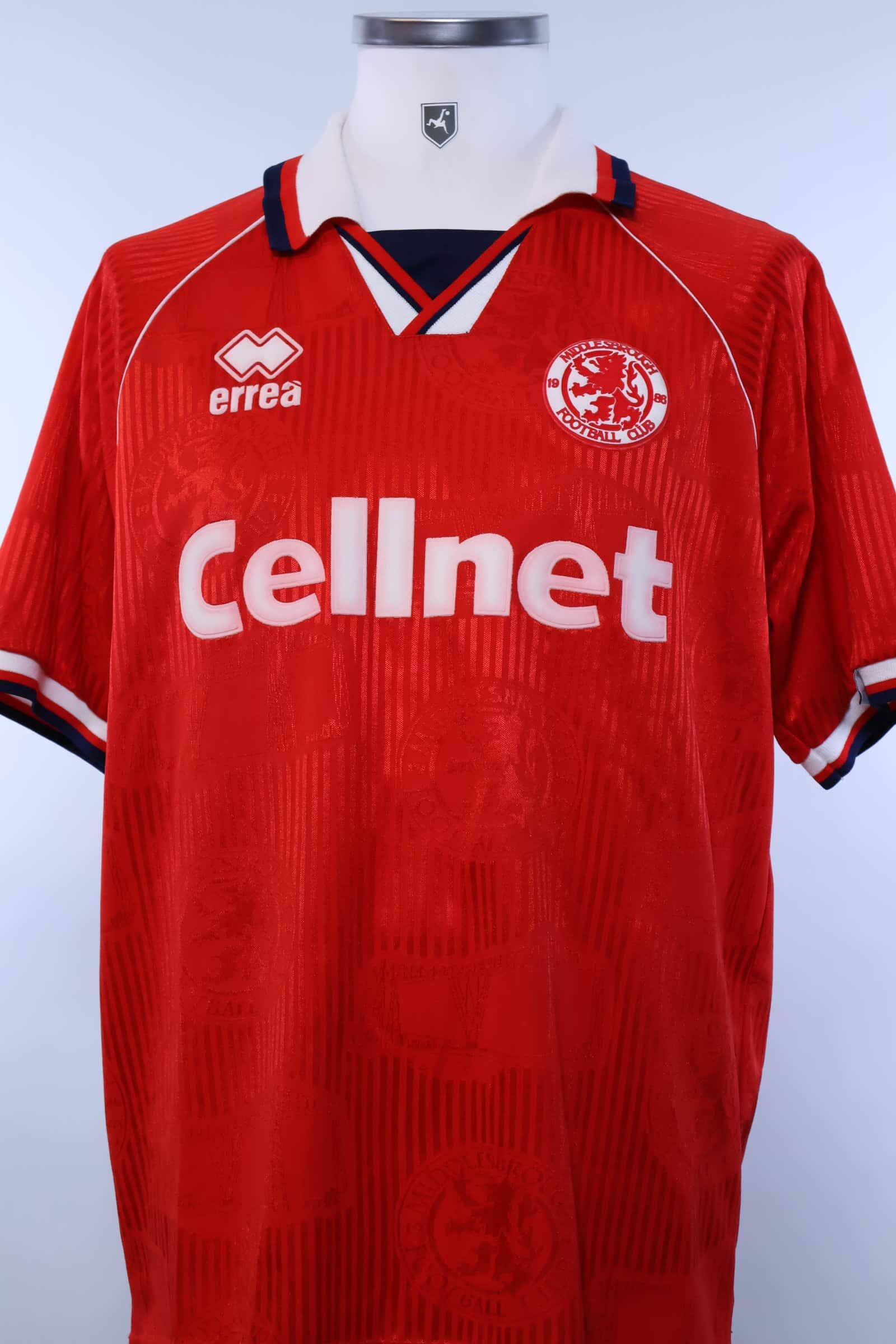 Middlesbrough 1995/96 Home Shirt - LAuthentic Original Football Shirt