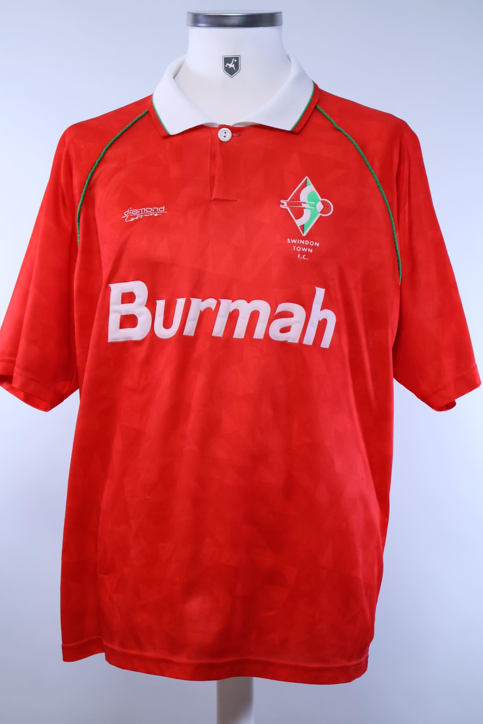 Swindon Town F.C 1991/93 Home Shirt - LAuthentic Original Football Shirt