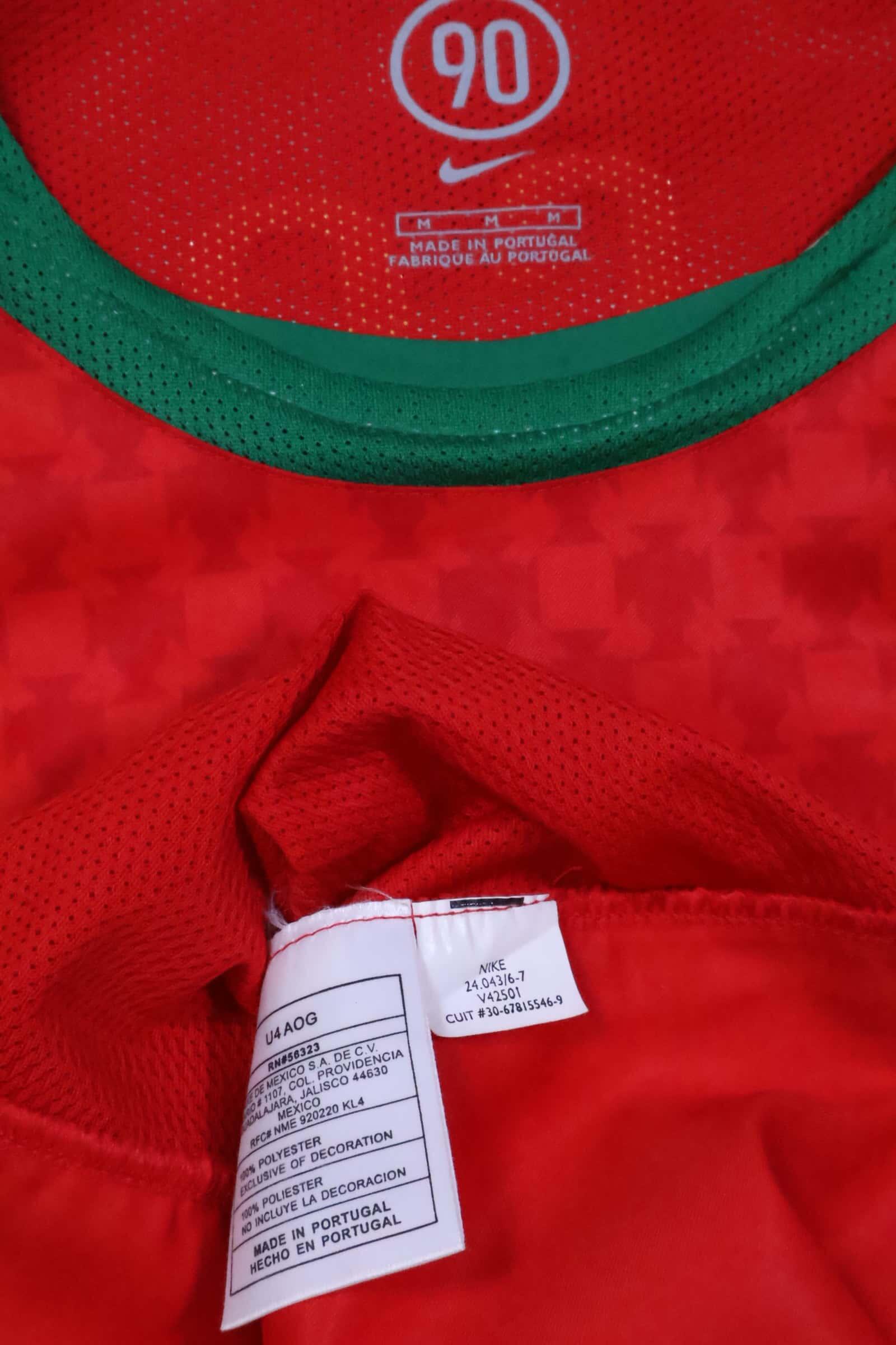 2004 - PORTUGAL - RUI COSTA - #10 - HOME SHIRT - M