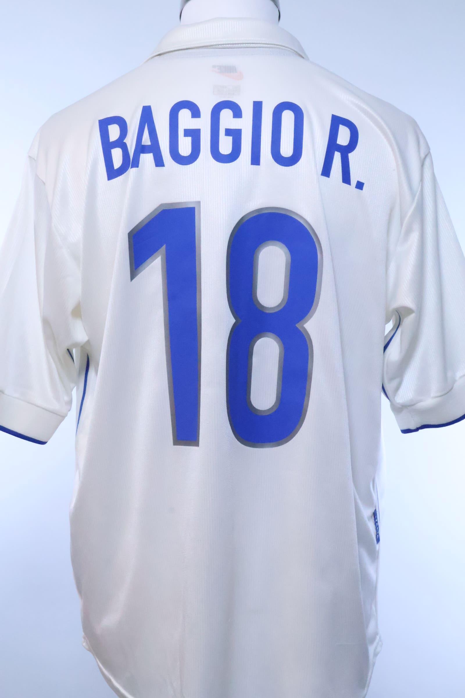 Italy 1998/ Baggio R. #18 World Cup Away Shirt - L