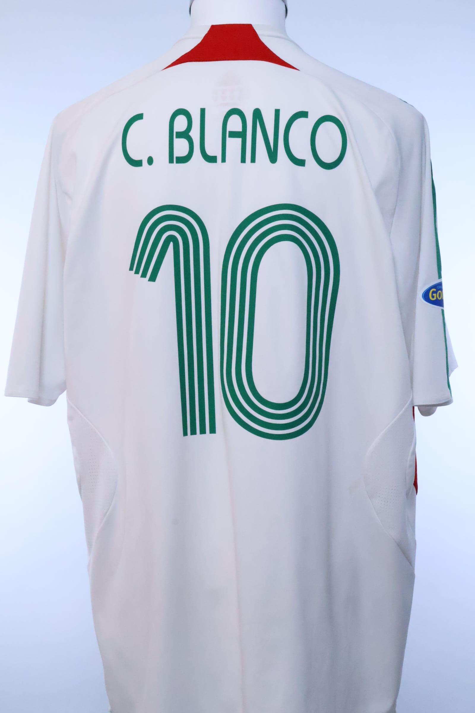 Mexico 2007/08 C. Blanco #10 Away Shirt - XL- BACK