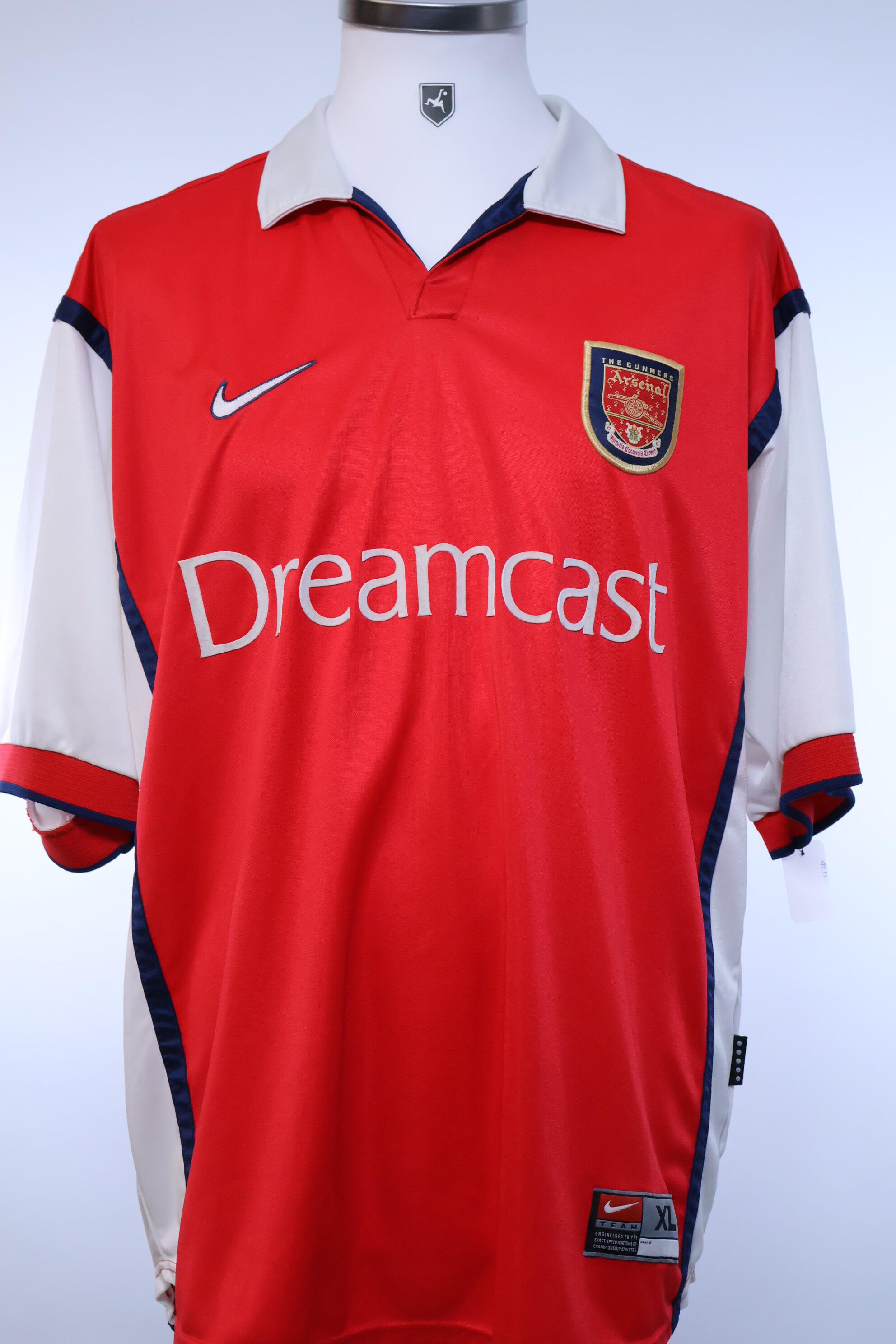 99-00 Arsenal アーセナル ユニフォーム Mサイズ　U.K製 Arsenal Pires #7 1999/00 Home Shirt - XL