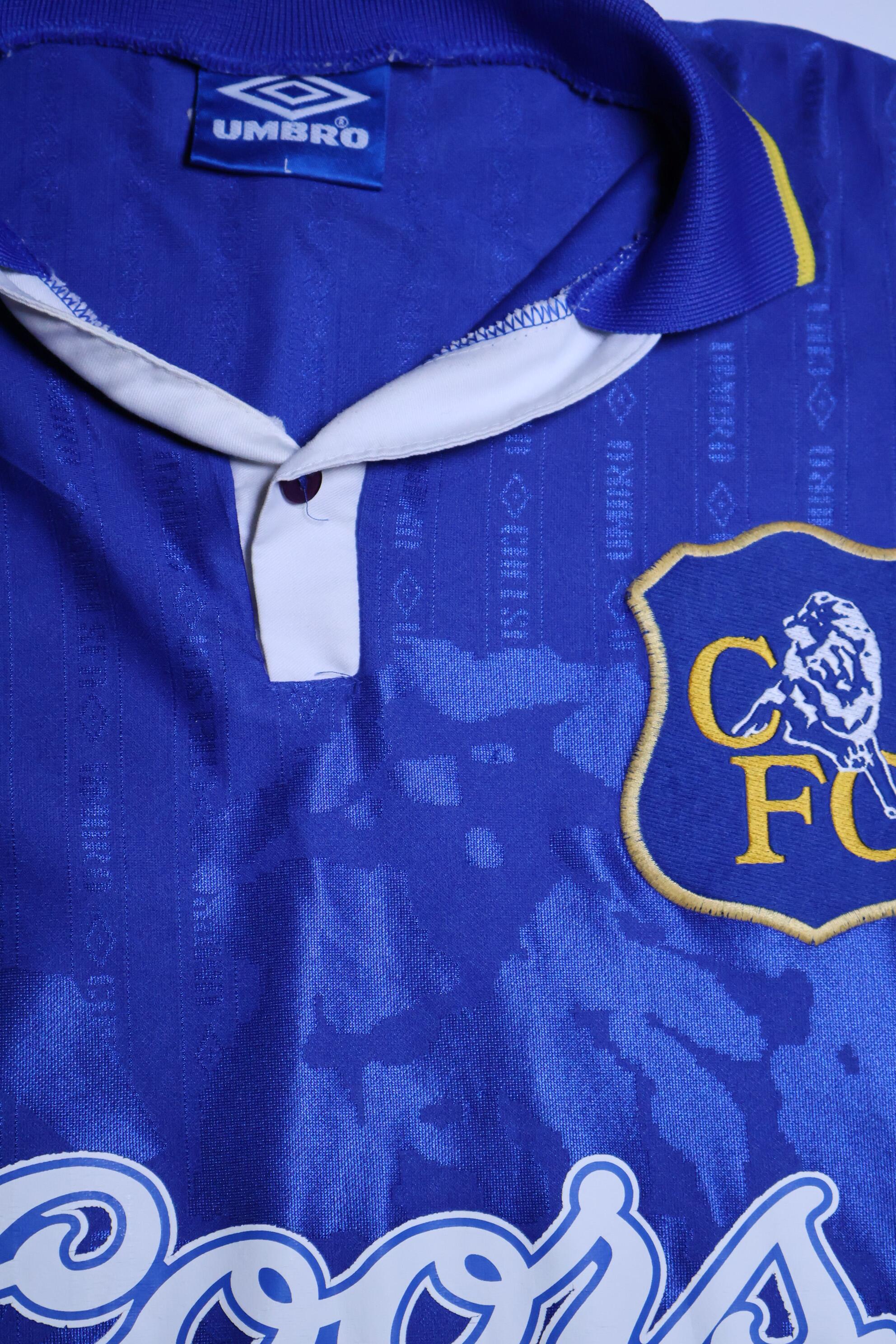 し*ル様 CHELSEA F.C. GULLIT 4 シャツ Chelsea Gullit #4 1995/96 Home Shirt - L