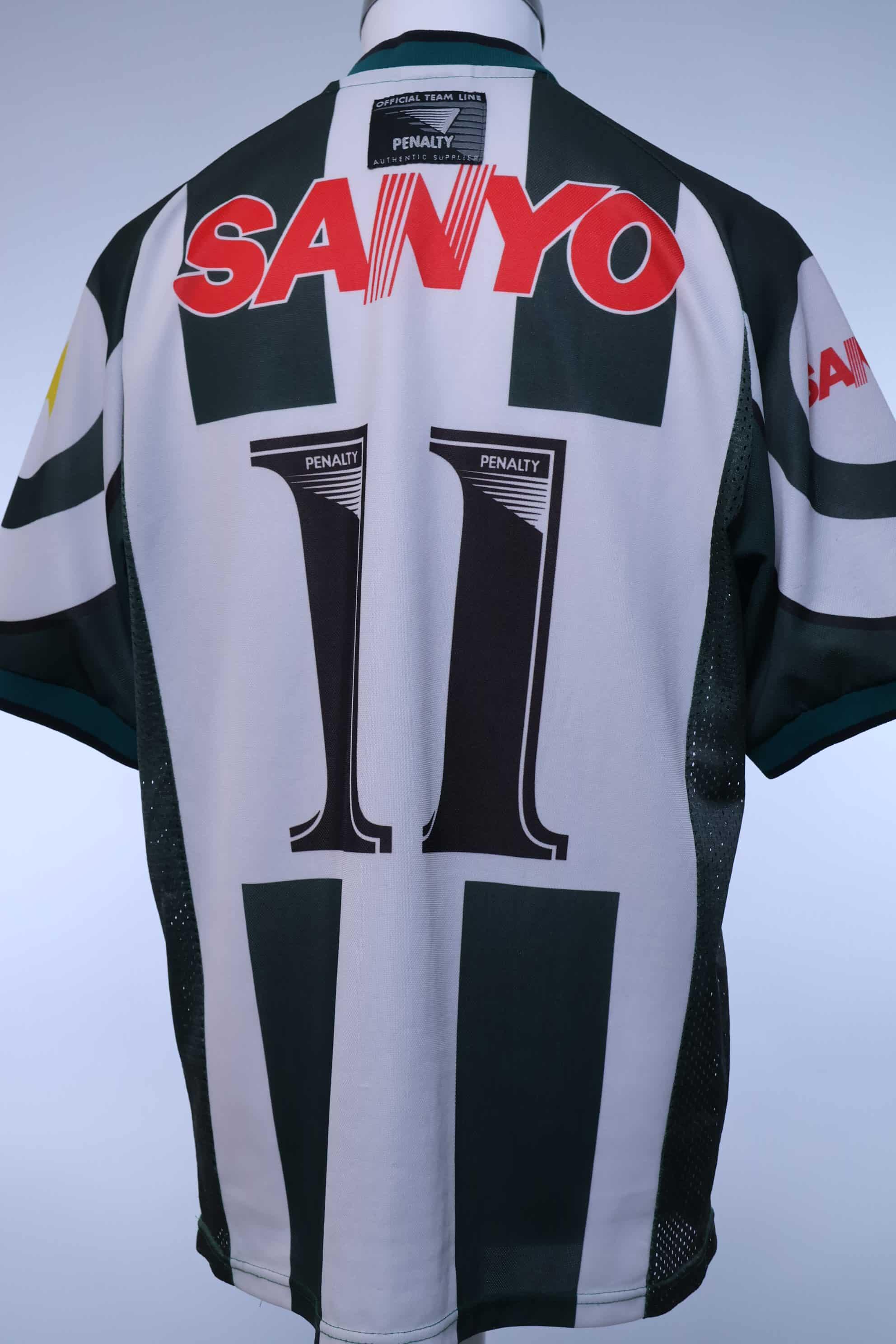 Coritiba #11 1997/98 Home Shirt - L- BACK