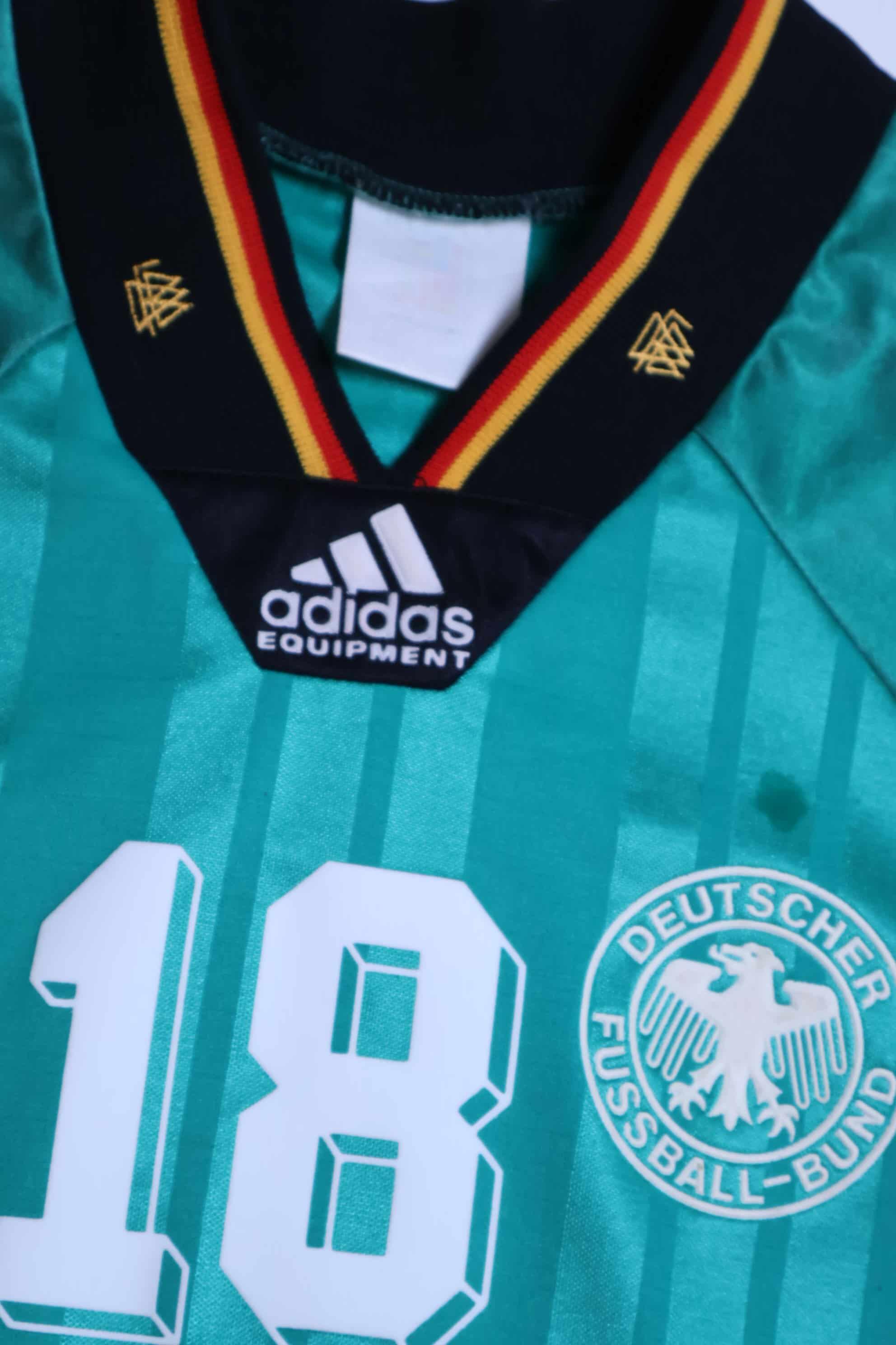 Germany Klinsmann #18 1992/94 Away Shirt - L