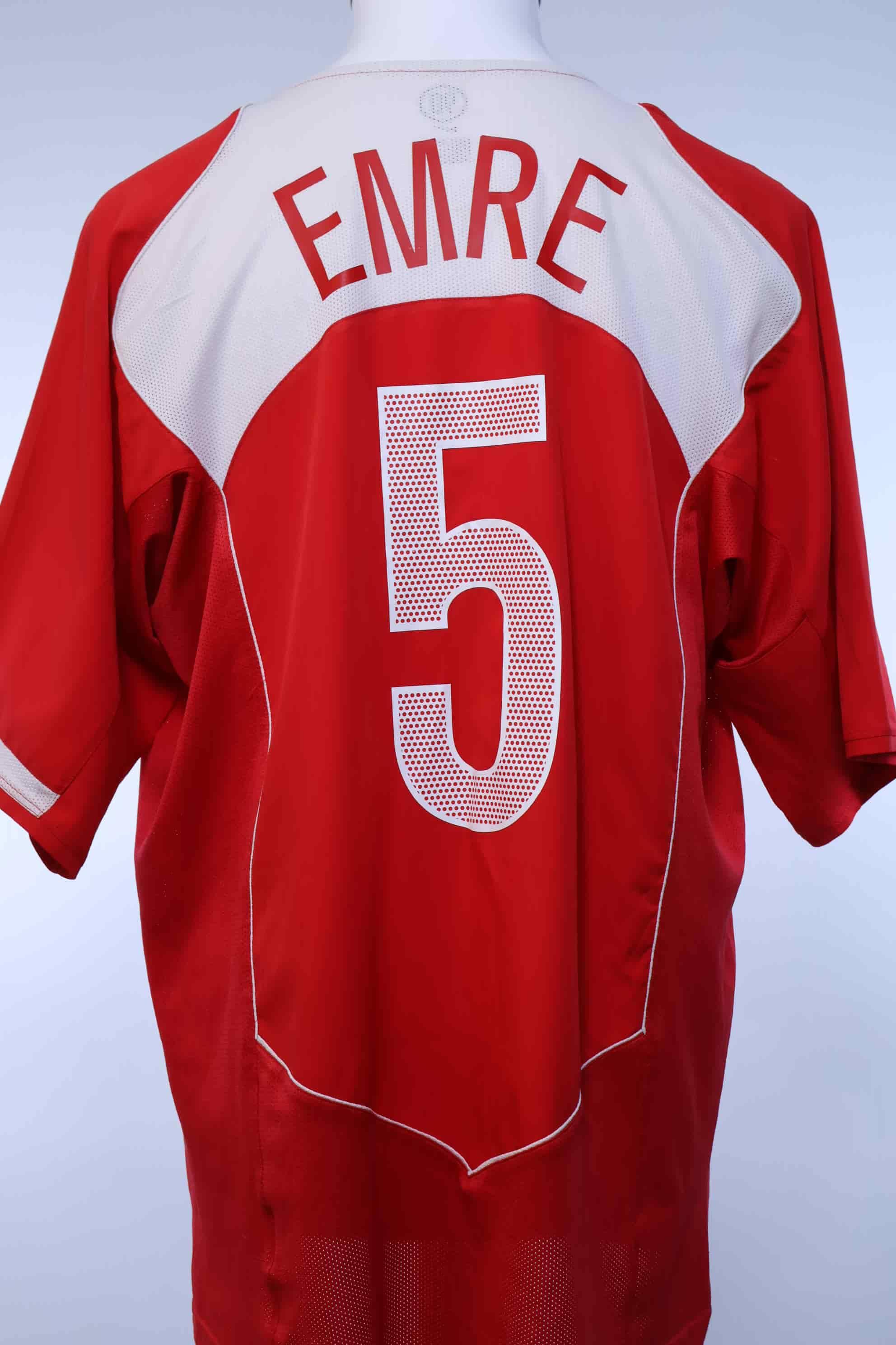 Turkey Emre #5 2004/06 Home Shirt - XL- BACK