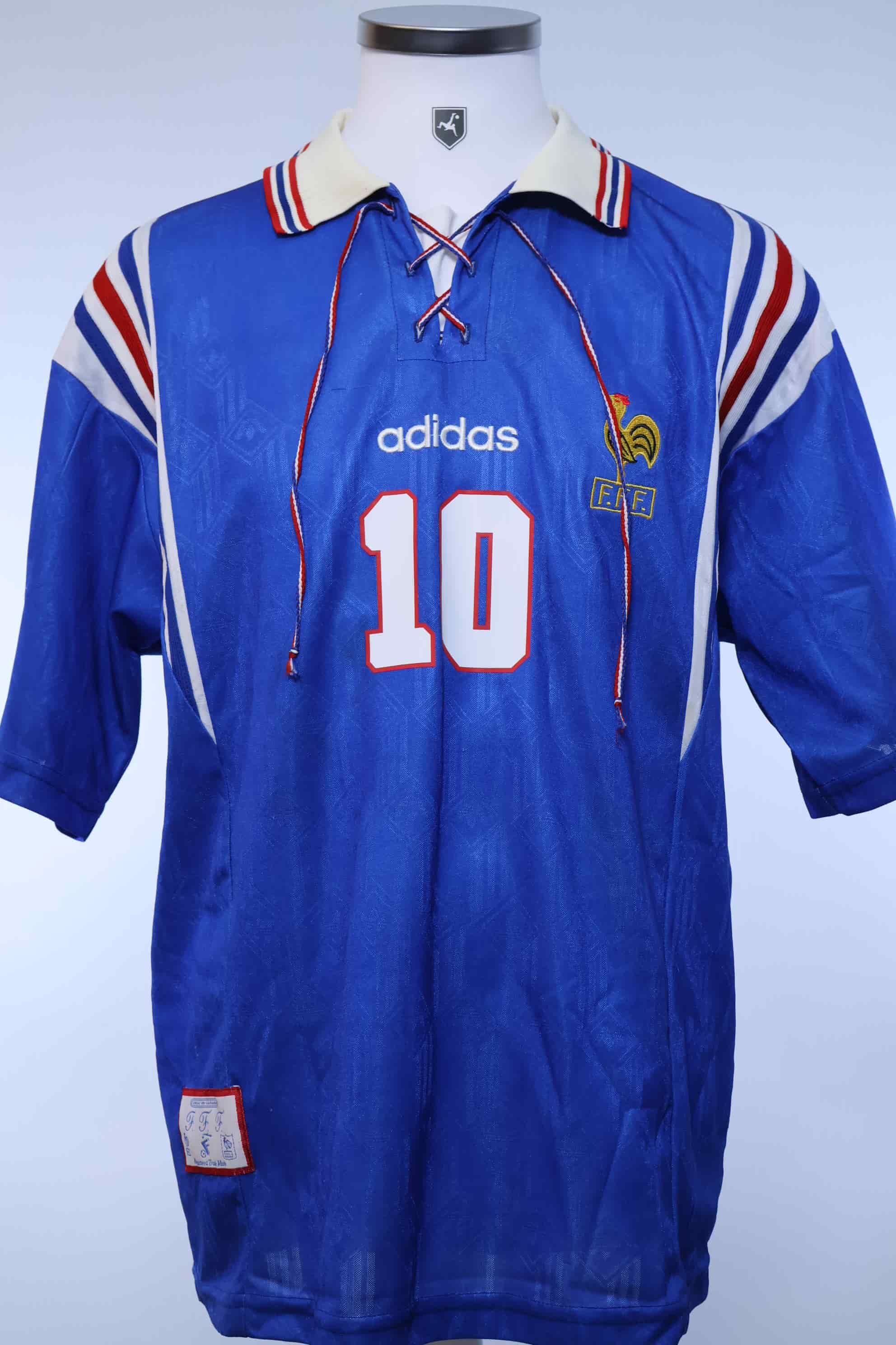 France Zidane #10 1996/ Home Shirt - XL