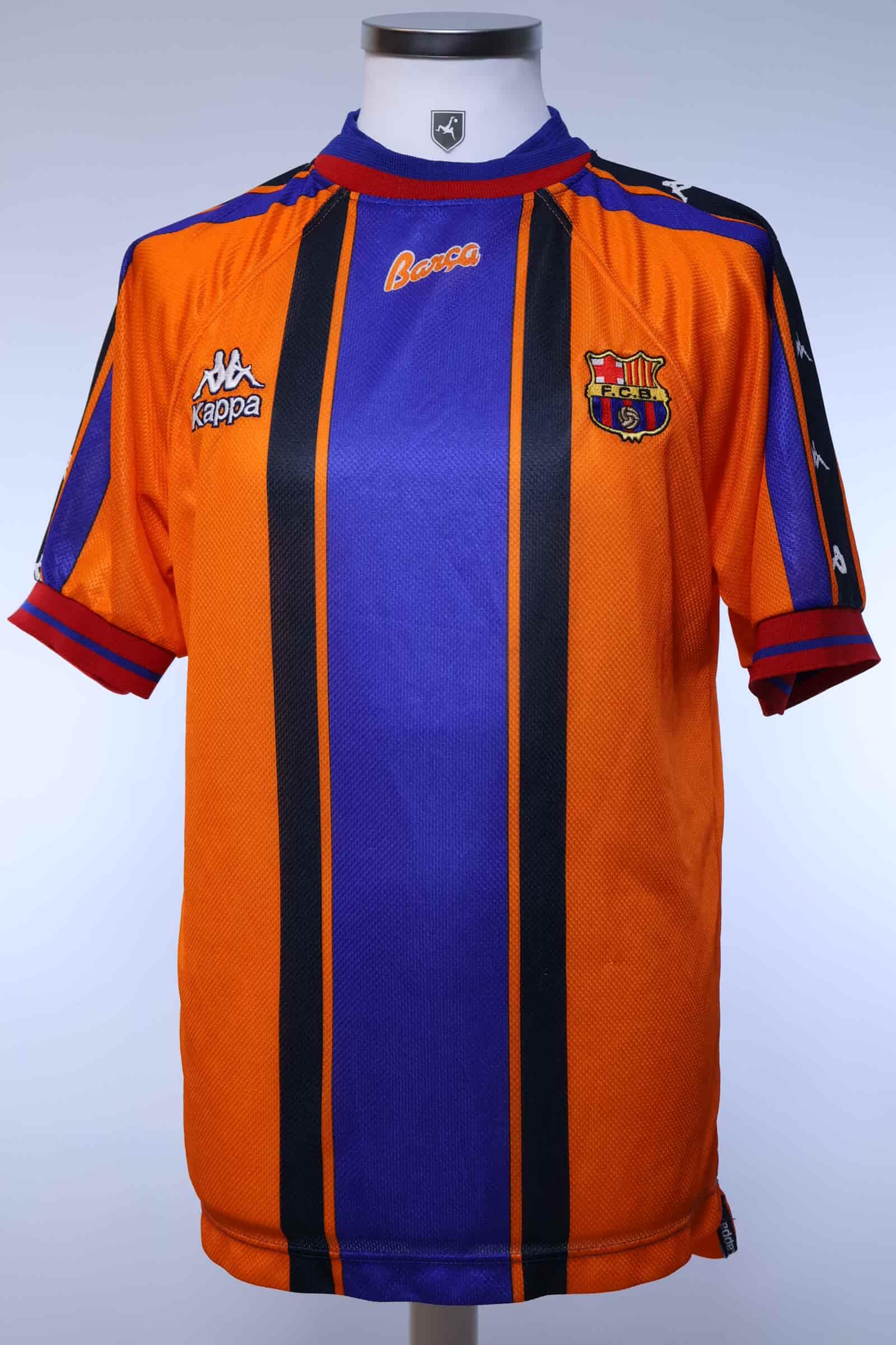 Barcelona 1997/98 Away Shirt - M- FRONT