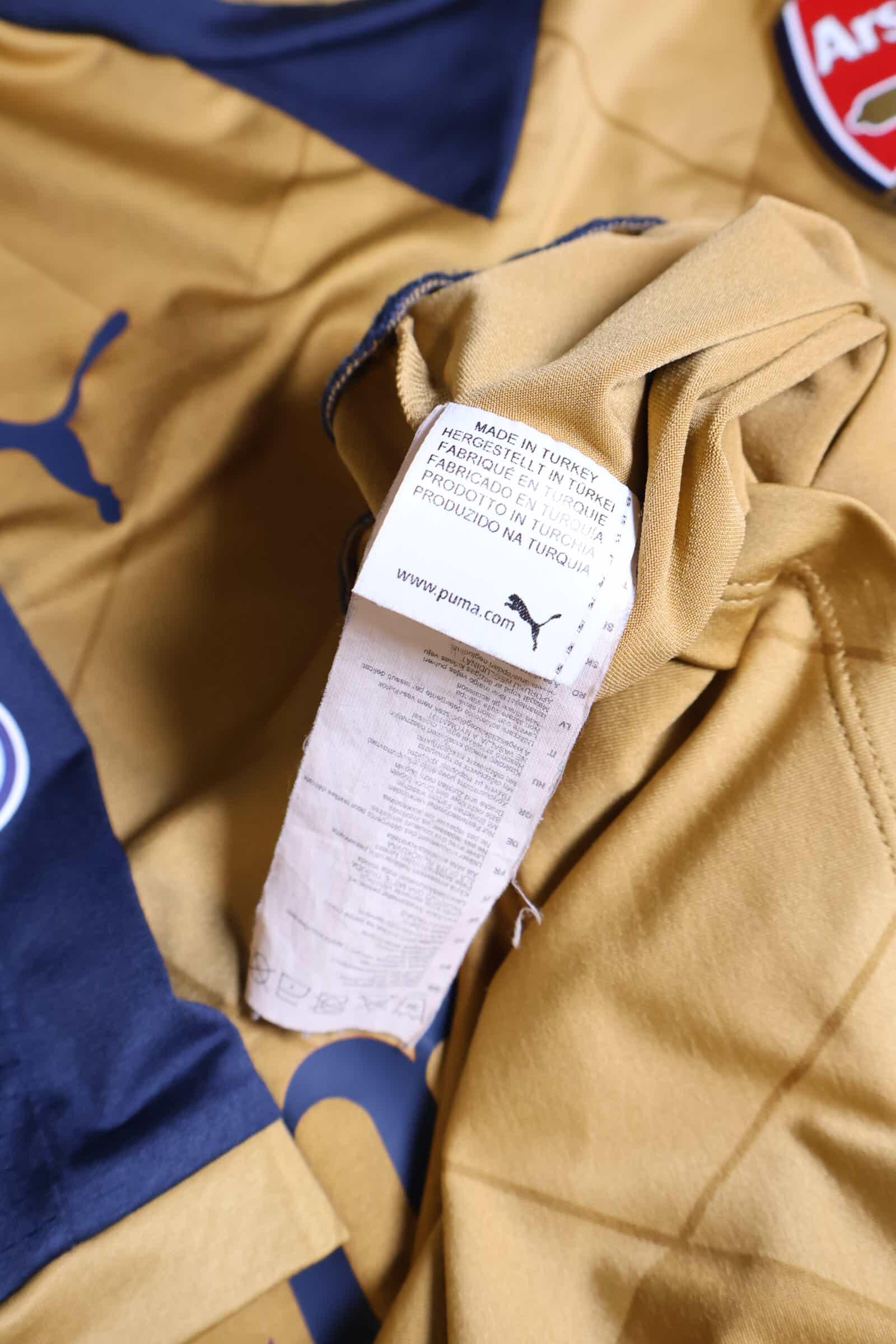 Arsenal Coquelin #34 2015/16 Away Shirt - Player Issue - M- TAGS