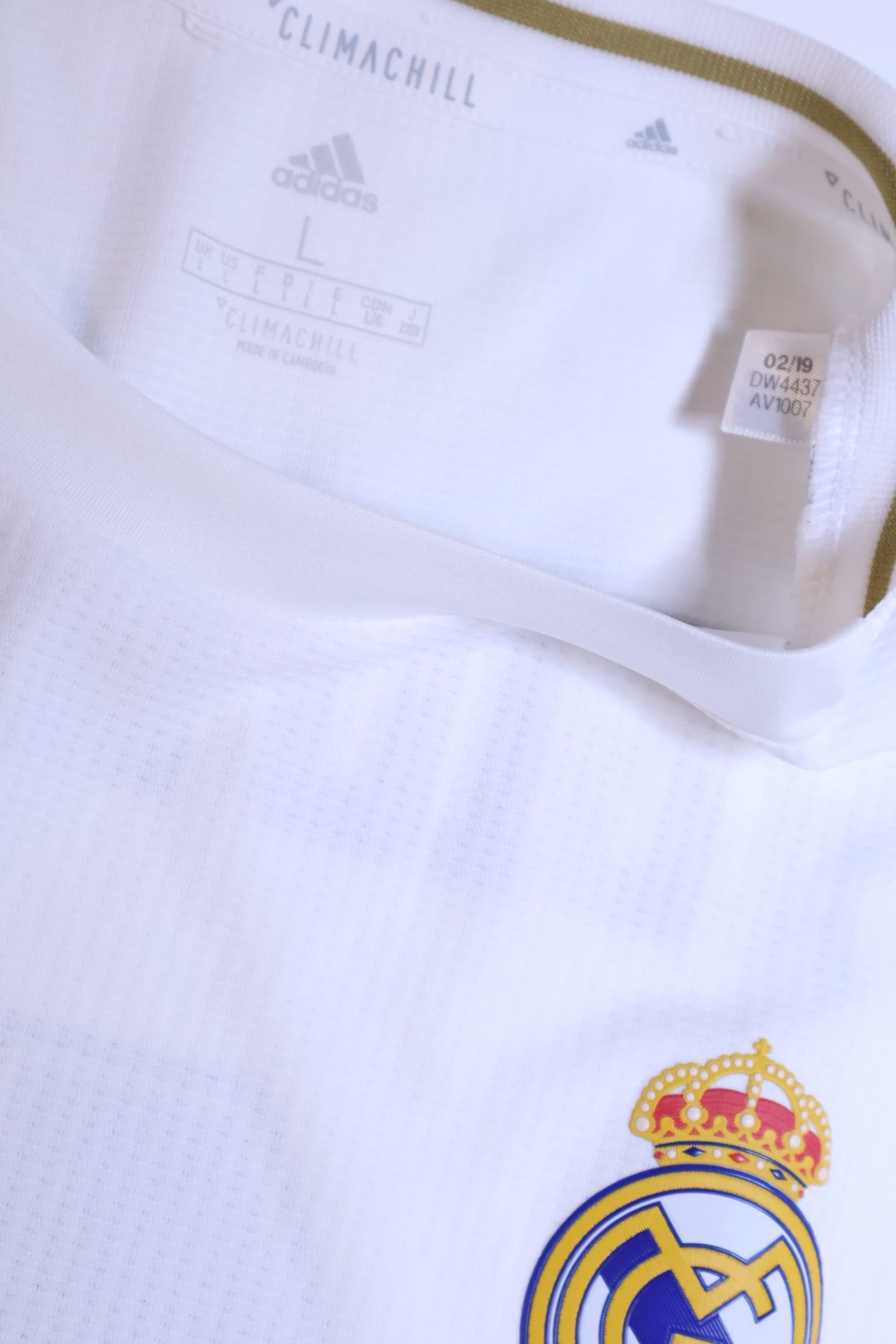 Real Madrid Sergio Ramos #4 2019/20 Home Shirt - Long Sleeve - L- TAGS