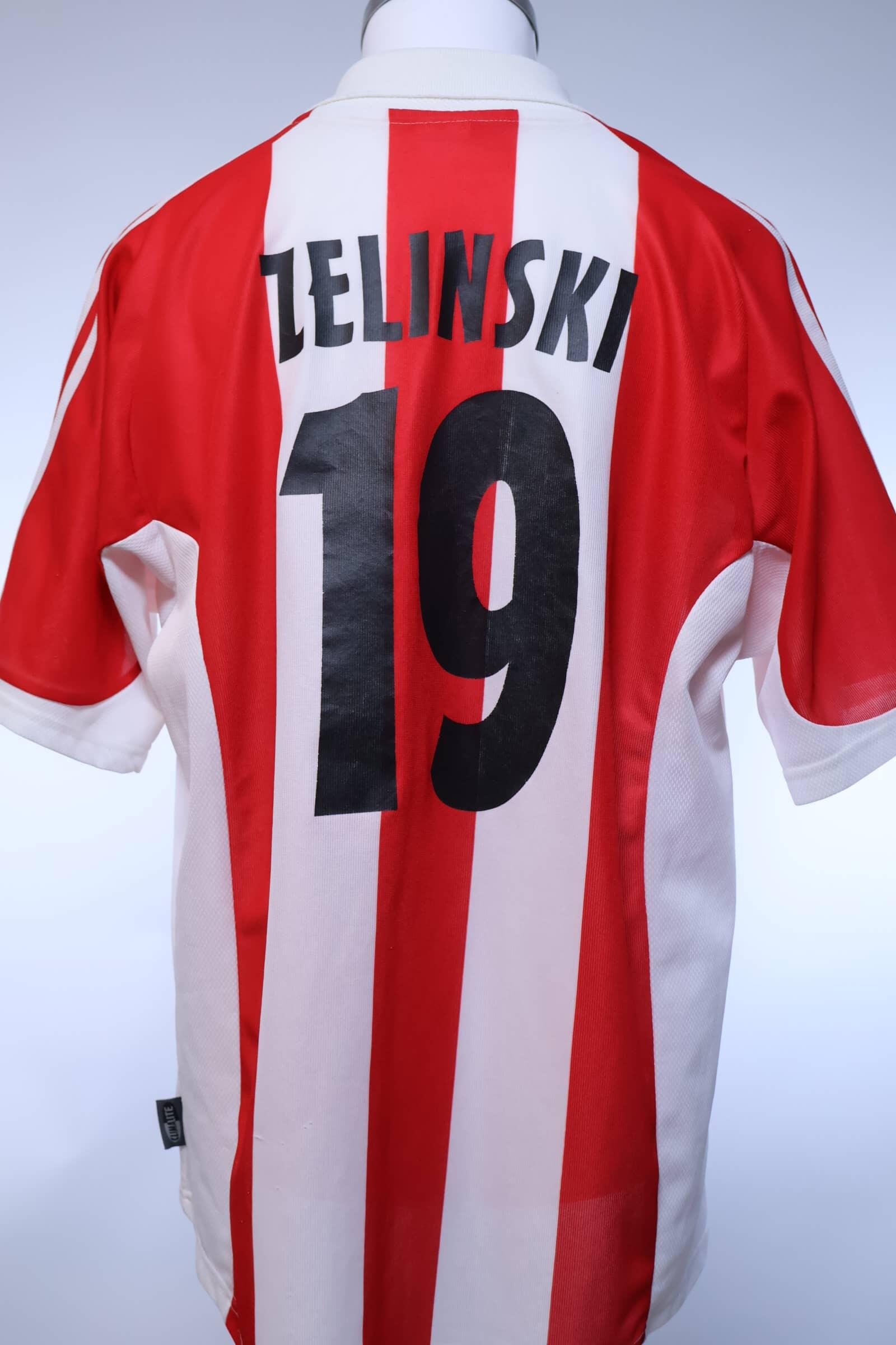 Aalborg Bk Zelinski #19 2001/02 Home Shirt - XL- FRONT