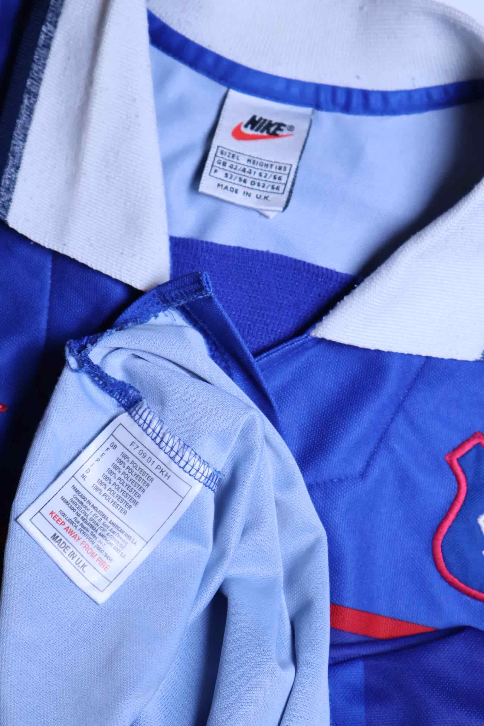 VINTAGE MAILLOT FOOT GLASGOW RANGERS 1999 XL EUR 55,00 - FR