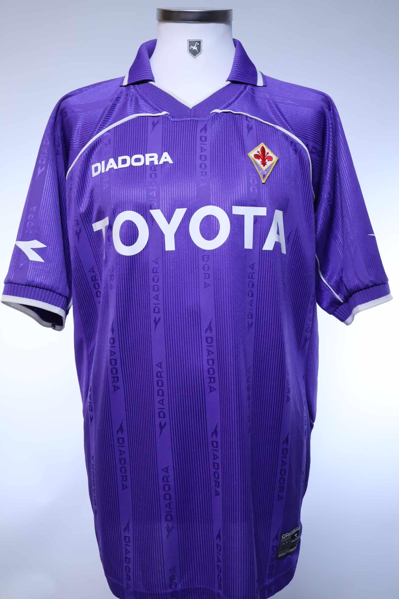 Fiorentina Rui Costa #10 2000/01 Home Shirt - XL