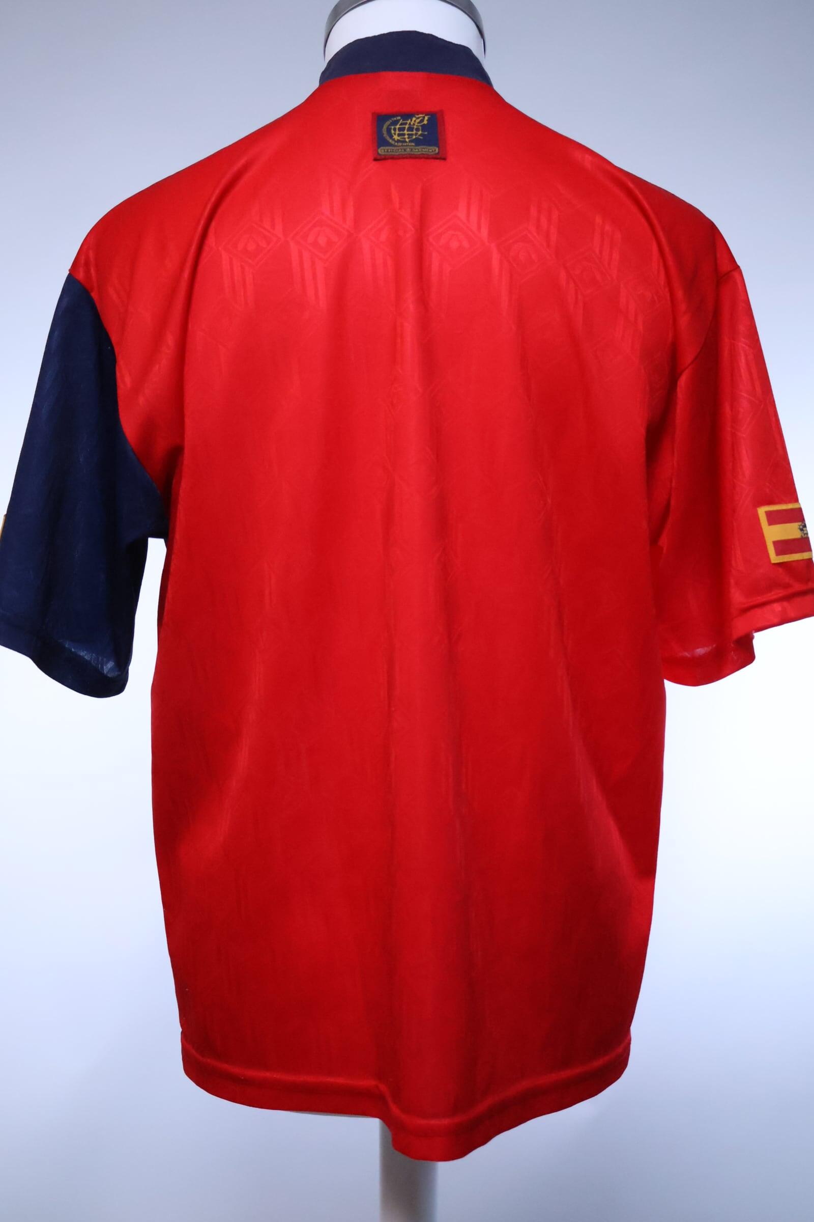 Spain 1996/98 Home Shirt - M- BACK
