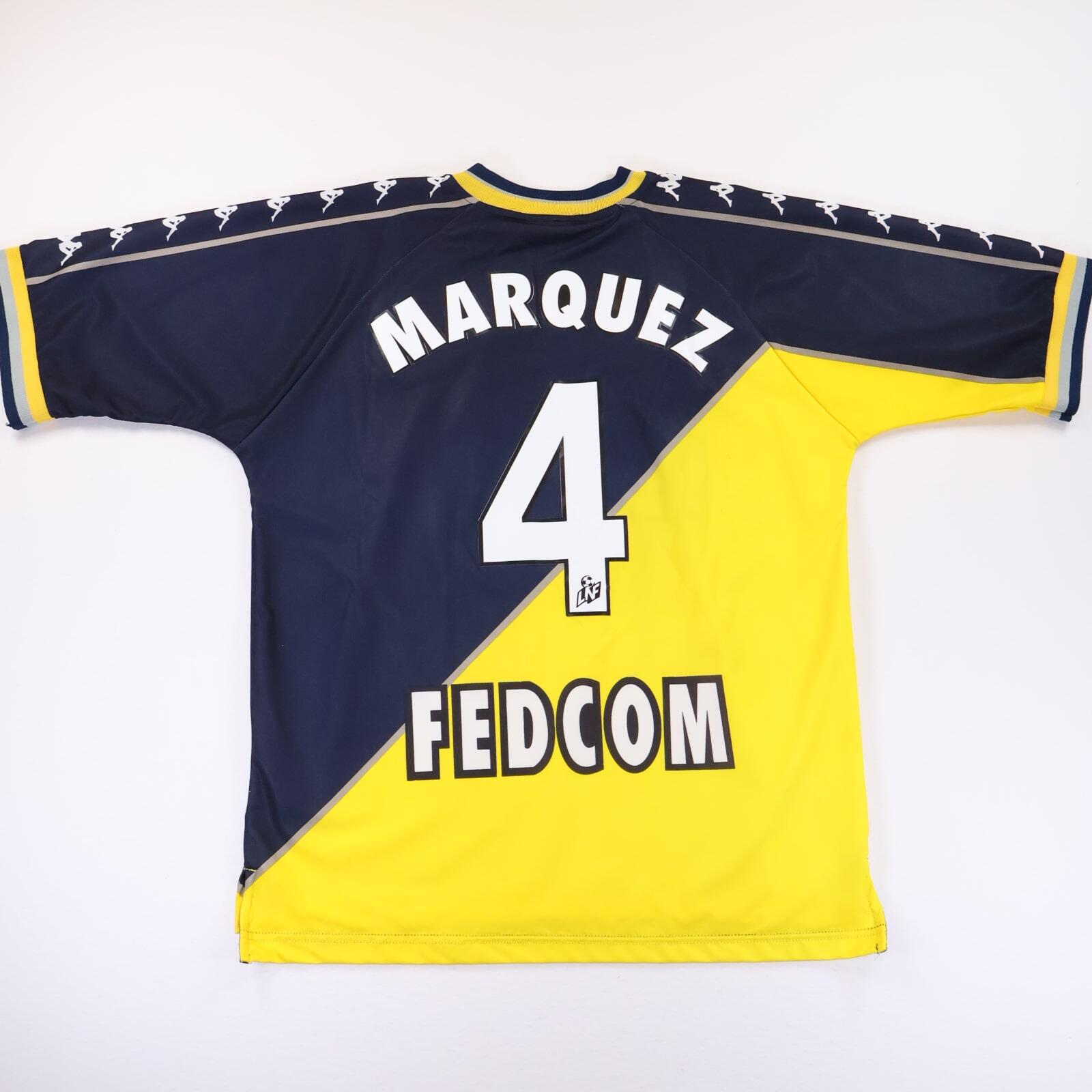As Monaco R. Marquez #4 1999/00 Away Shirt - XL- FRONT