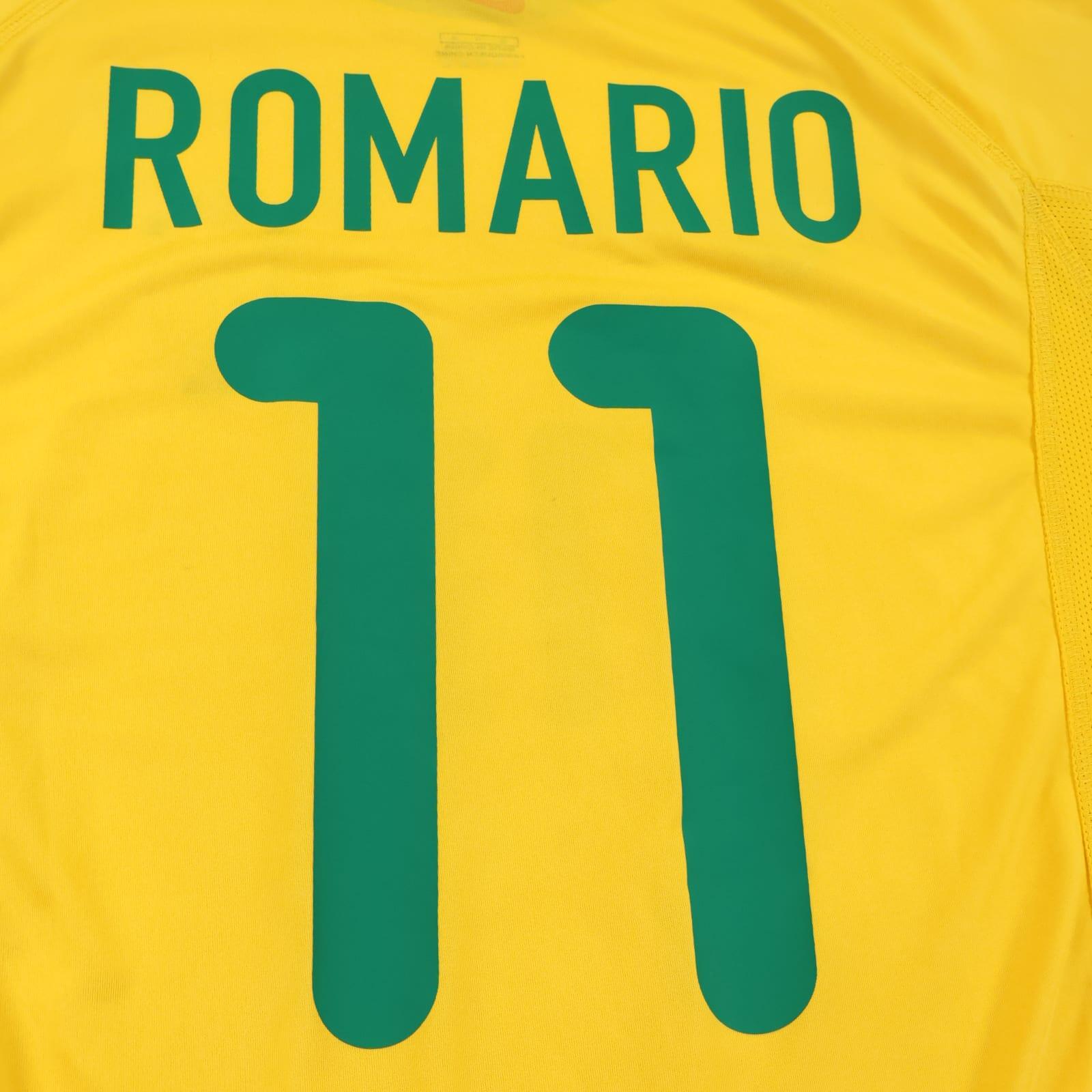 Brazil Romario #11 2002/04 Home Shirt - XL- TAGS