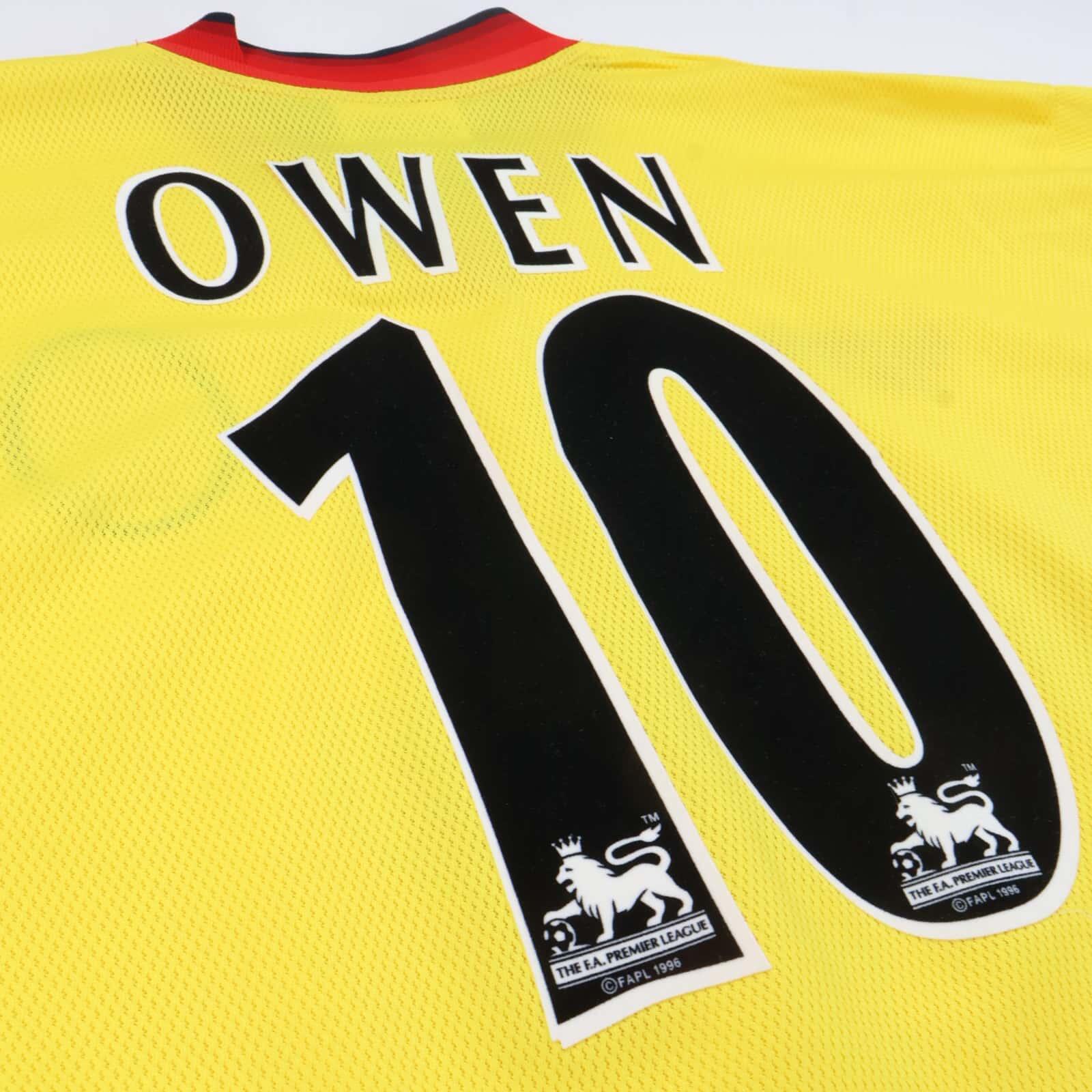 【正規】97/98 Away Liverpool Owen 10 ユニフォーム Liverpool F.C Owen #10 1997/99 Away Shirt -