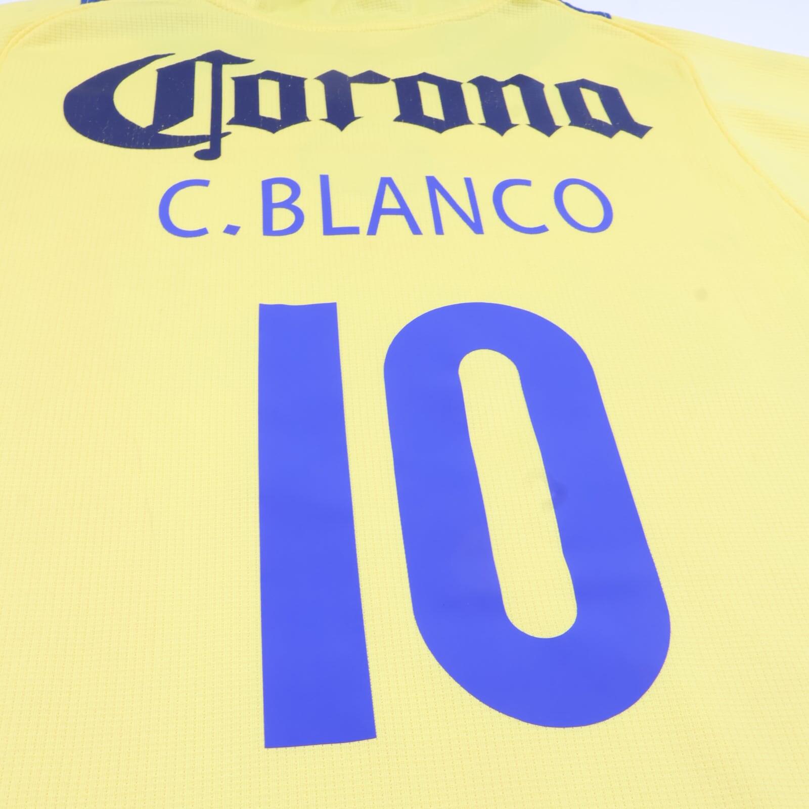 Club América C. Blanco #10 2003/04 Home Shirt - L